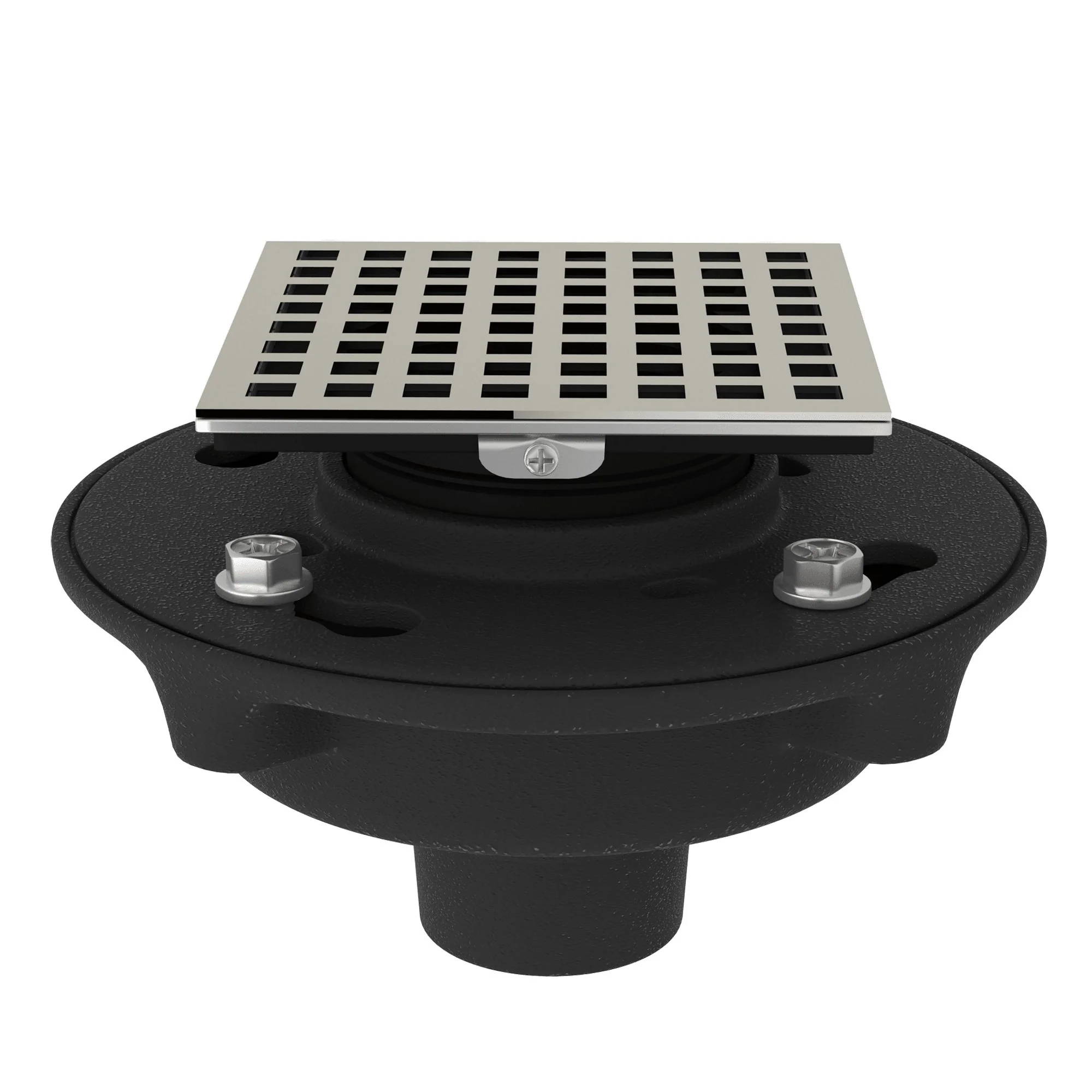 ROHL SDCI2-3143 Cast Iron 2" No Hub Drain Kit With 3143 Matrix Decorative Cover - Image 2