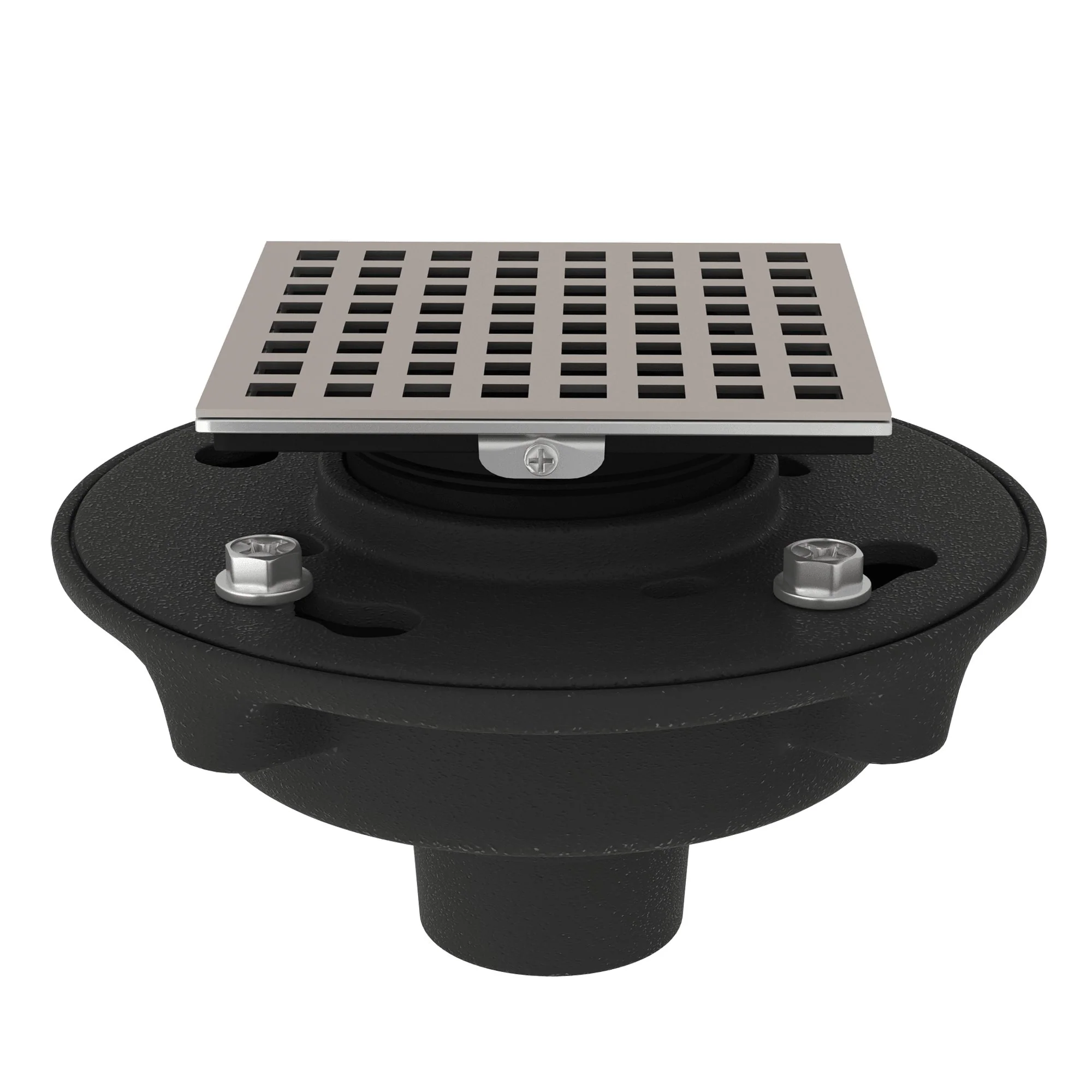 ROHL SDCI2-3143 Cast Iron 2" No Hub Drain Kit With 3143 Matrix Decorative Cover - Image 3