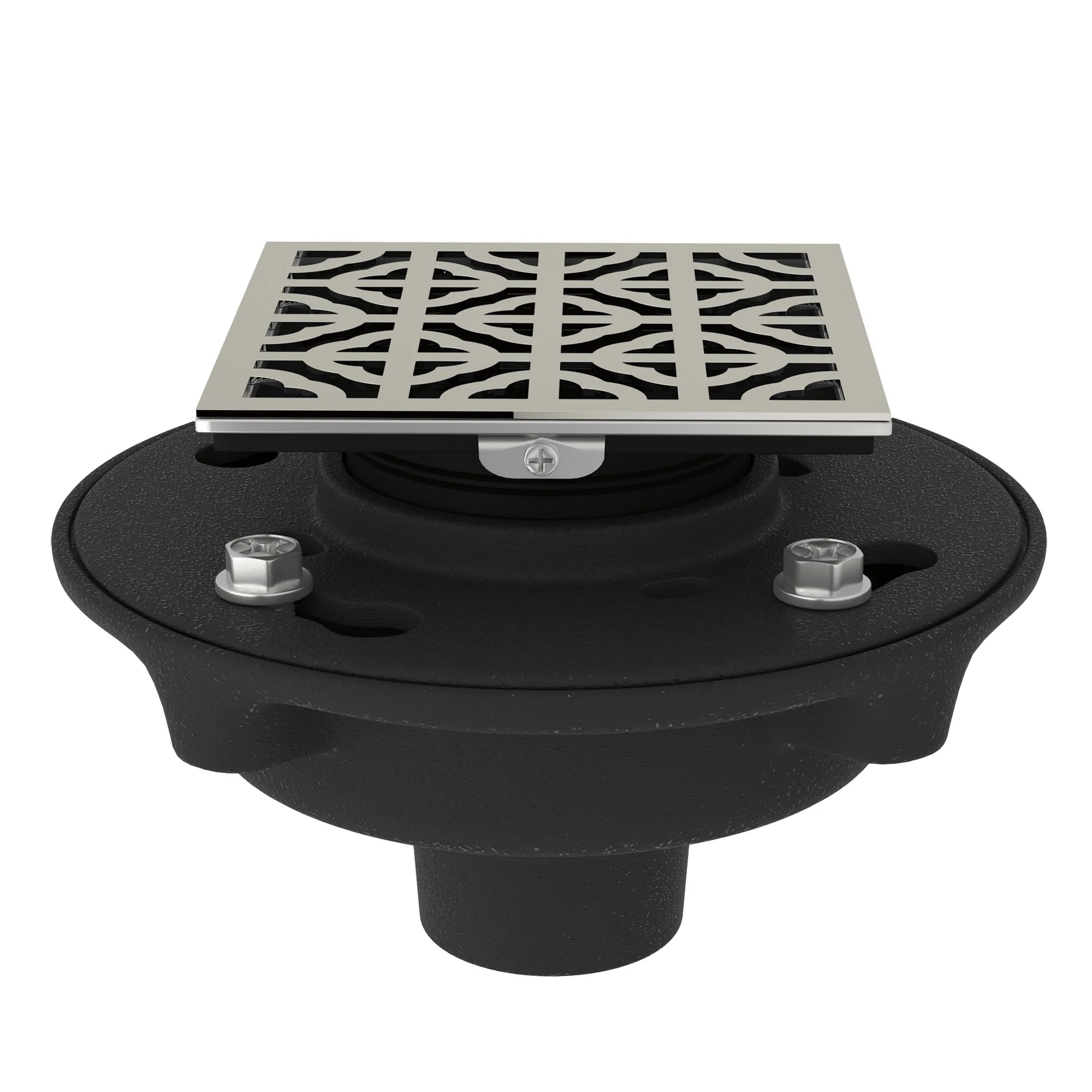 ROHL SDCI2-3146 Cast Iron 2" No Hub Drain Kit With 3146 Petal Decorative Cover - Image 2