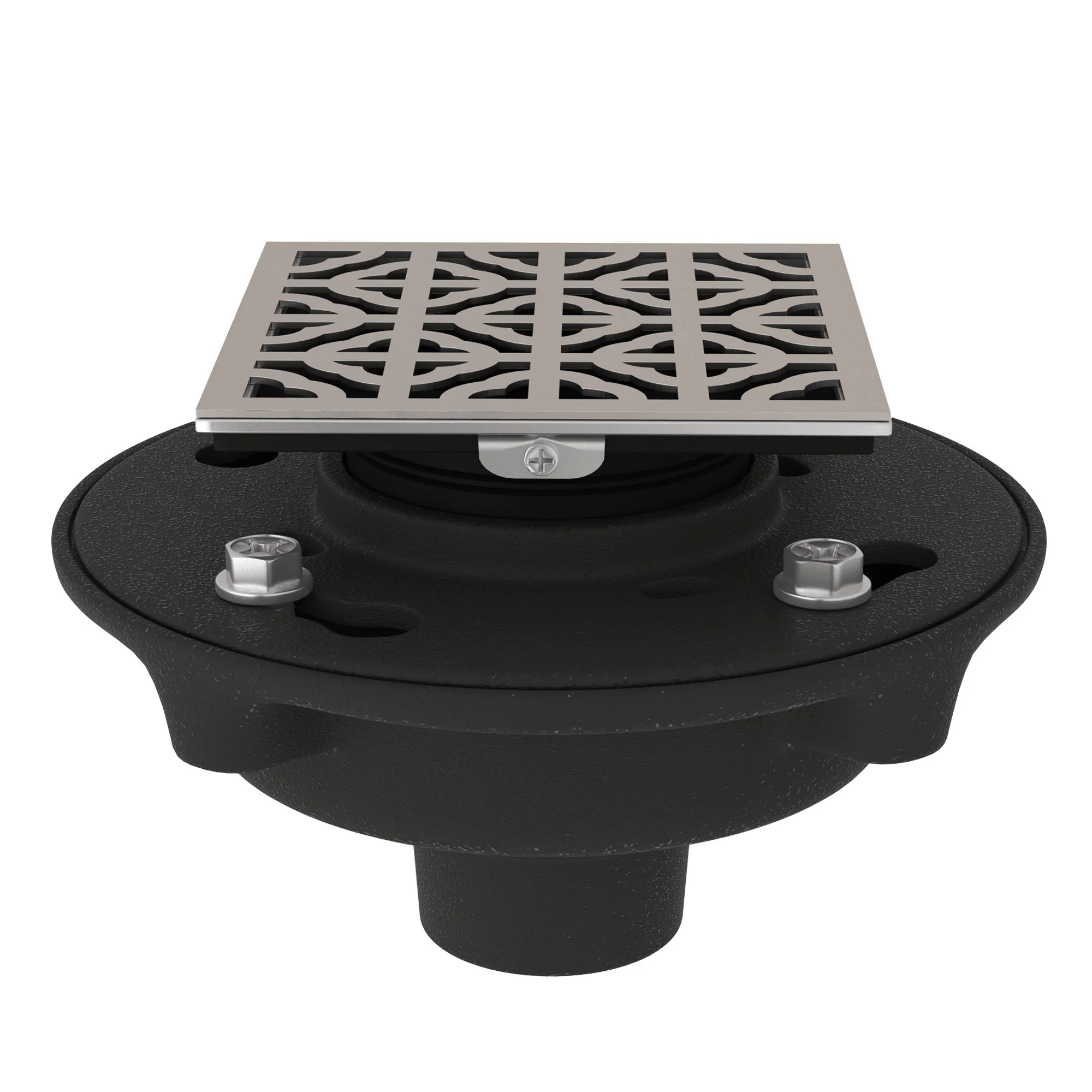 ROHL SDCI2-3146 Cast Iron 2" No Hub Drain Kit With 3146 Petal Decorative Cover - Image 3