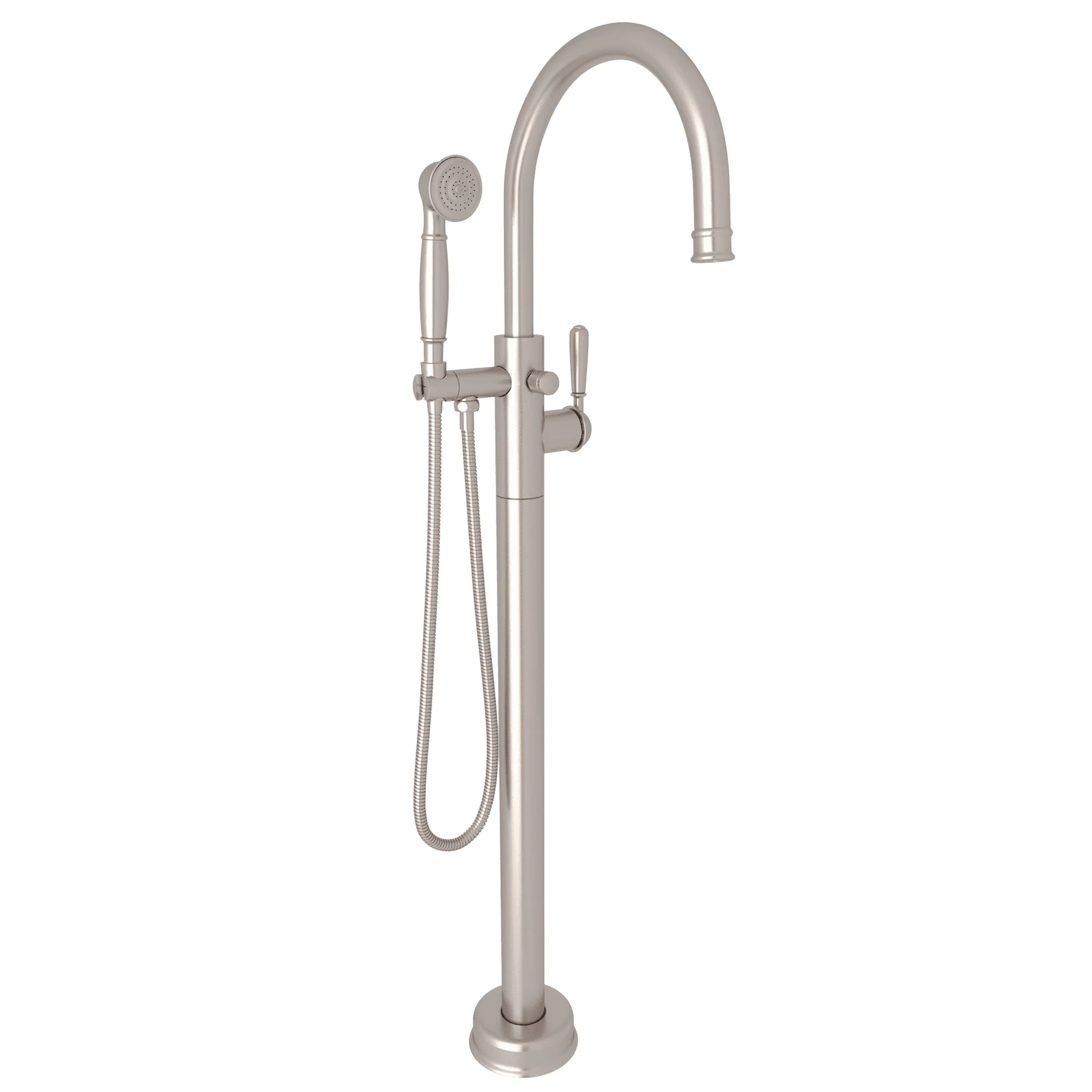 ROHL T1587 Traditional Single Hole Floor Mount Tub Filler Trim - Image 3