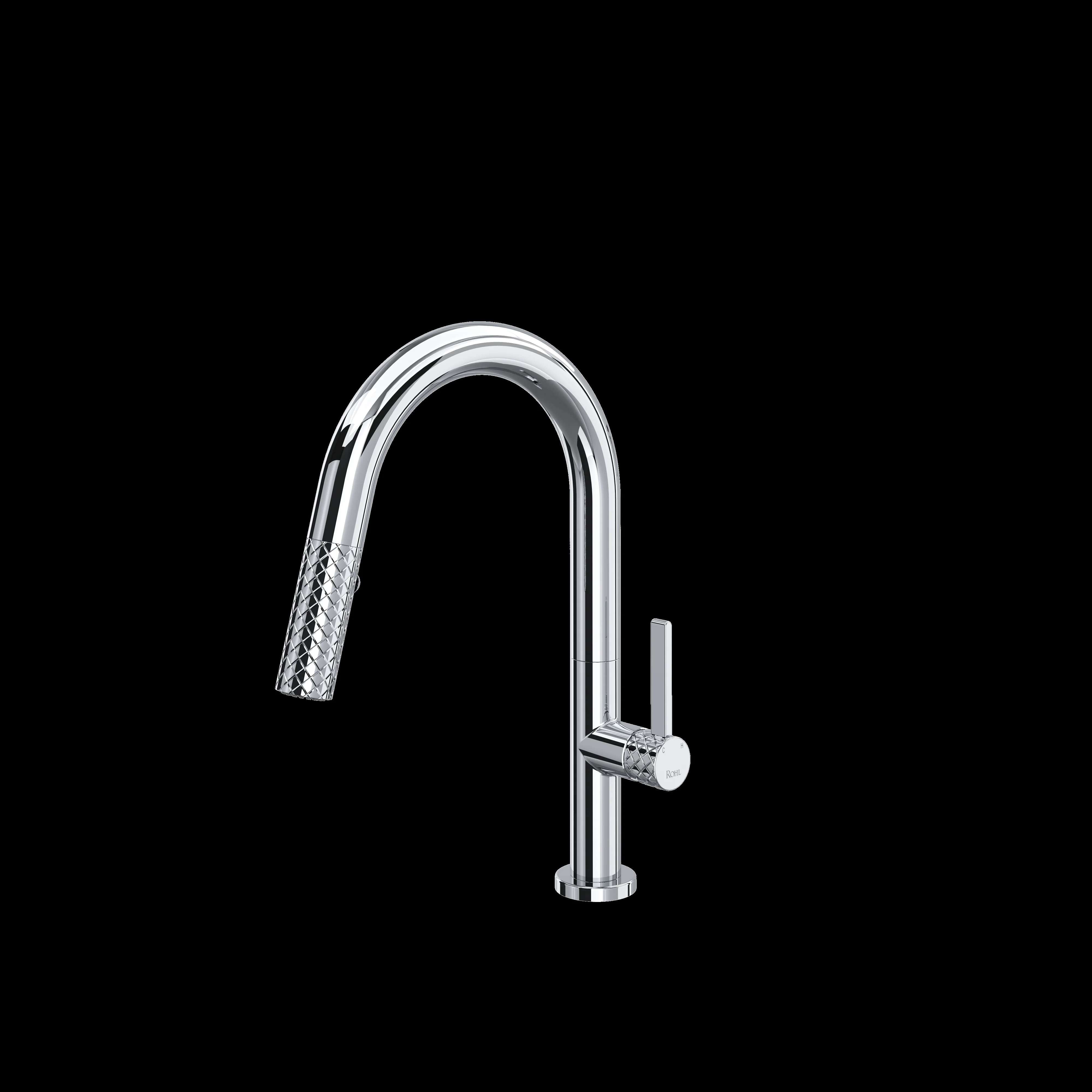 ROHL TE65D1 Tenerife Pull-Down Bar/Food Prep Kitchen Faucet with C-Spout - Image 2