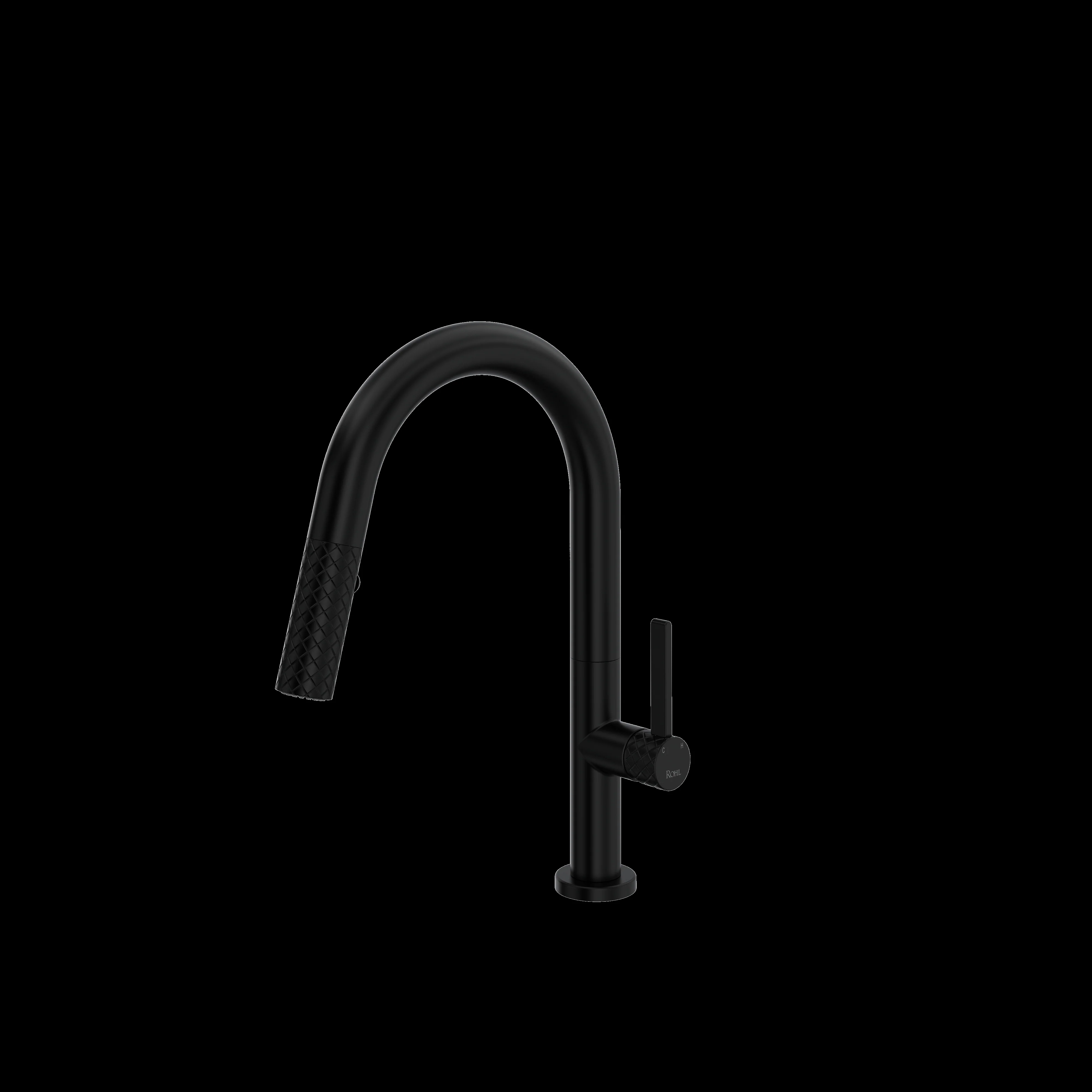 ROHL TE65D1 Tenerife Pull-Down Bar/Food Prep Kitchen Faucet with C-Spout - Image 3