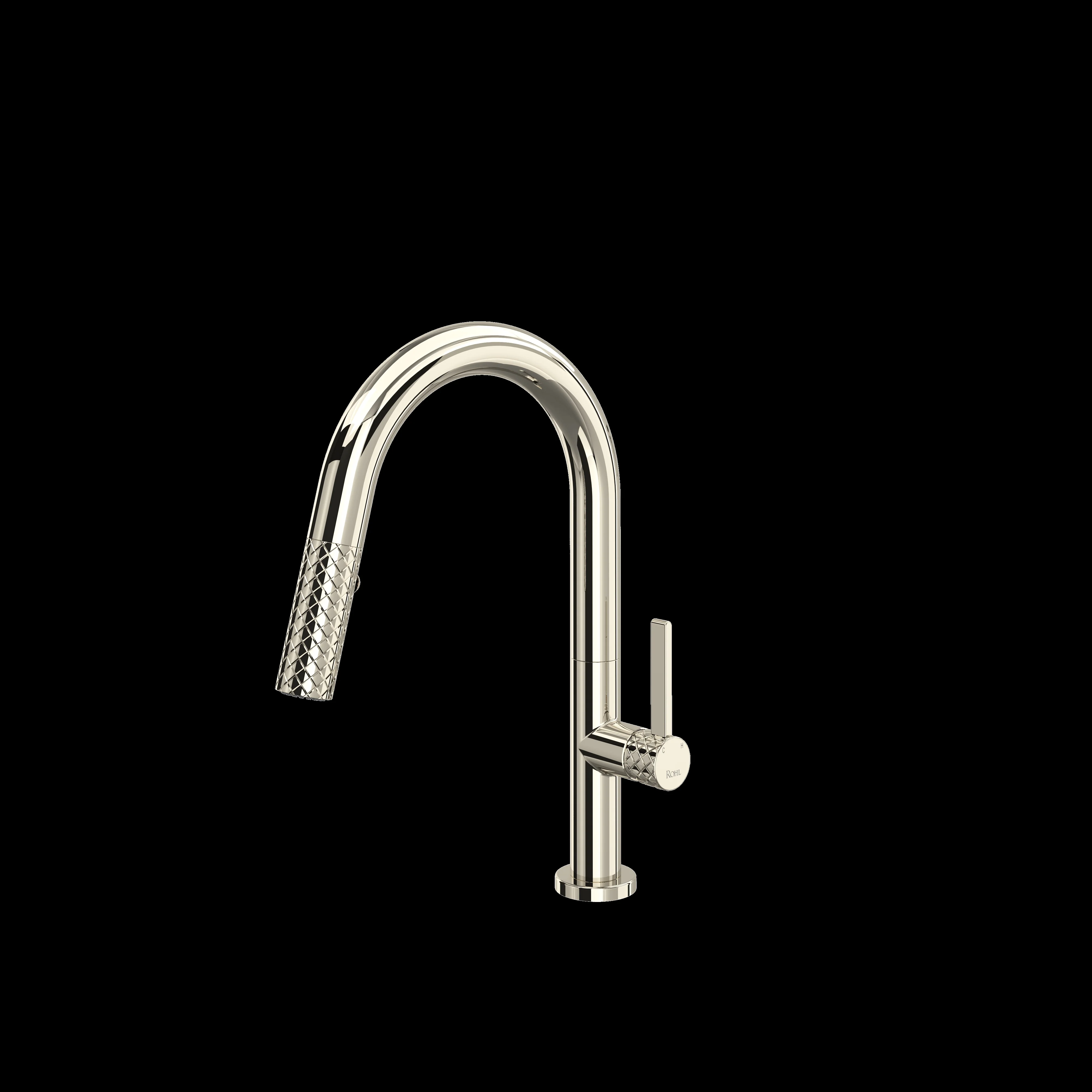 ROHL TE65D1 Tenerife Pull-Down Bar/Food Prep Kitchen Faucet with C-Spout - Image 4