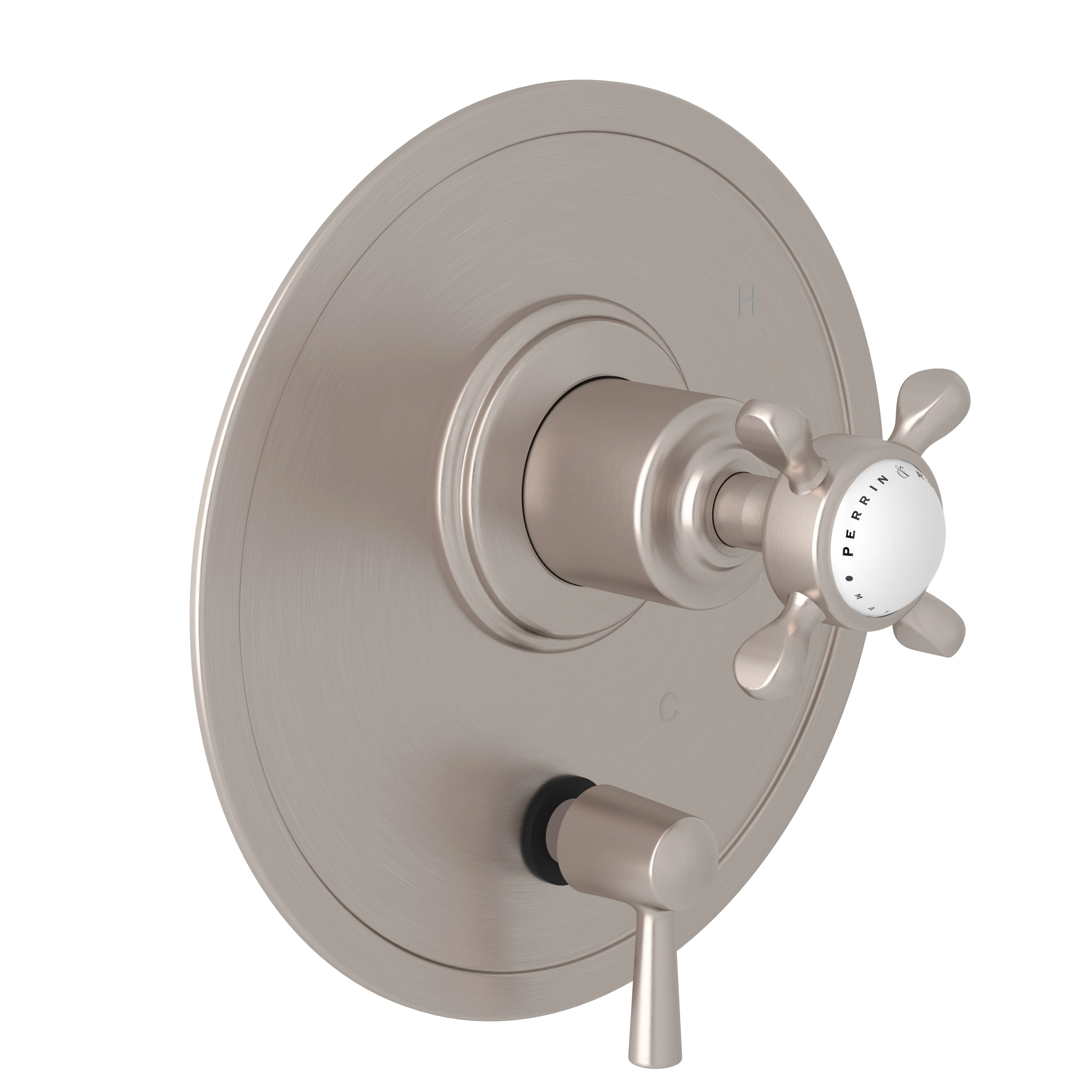 Perrin & Rowe U.2010N Edwardian 1/2" Pressure Balance Trim With Diverter - Image 8