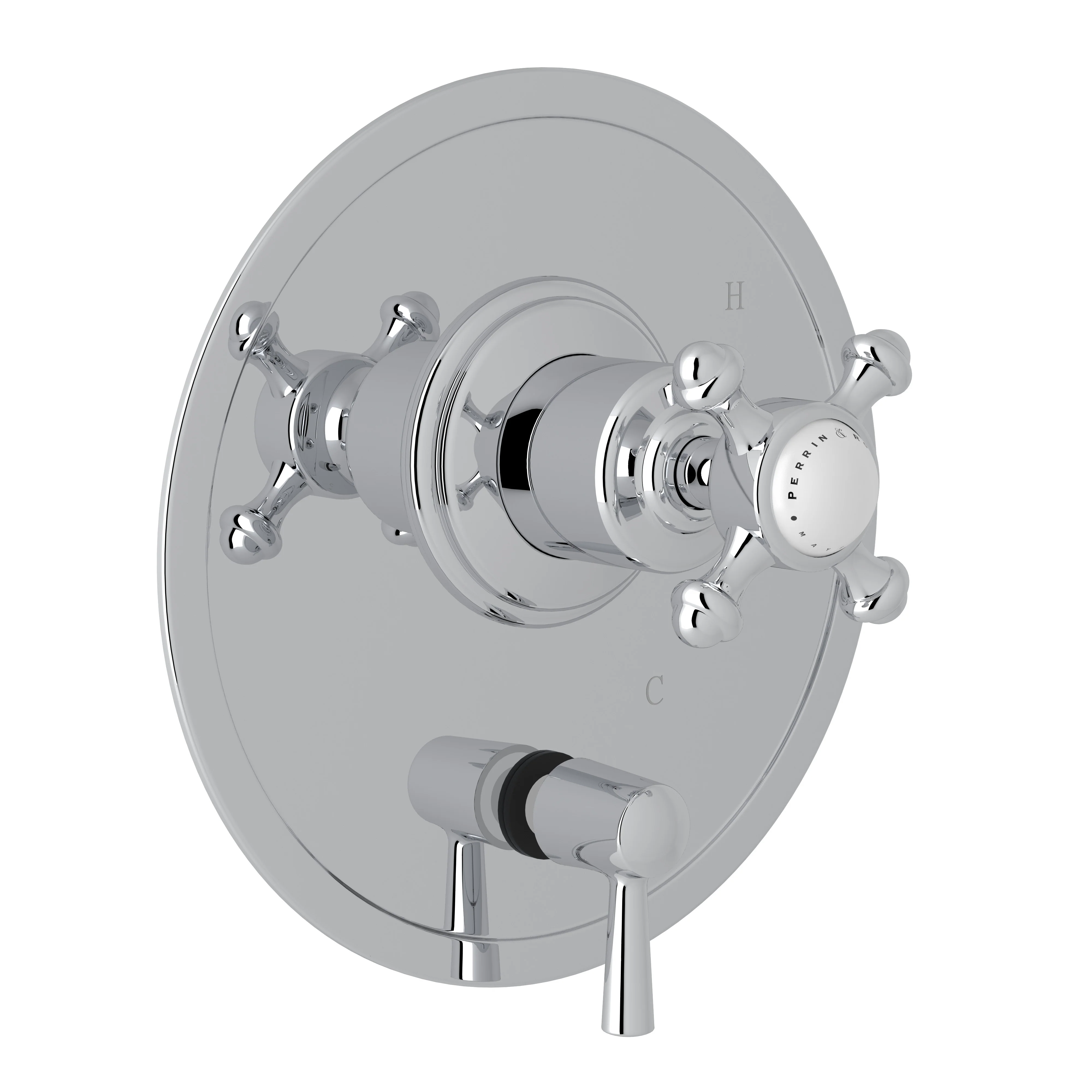 Perrin & Rowe U.2710N Georgian Era 1/2" Pressure Balance Trim With Diverter - Image 5