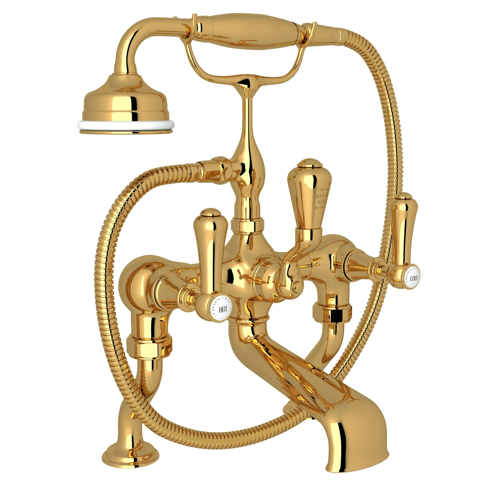 Perrin & Rowe U.3000 Georgian Era Exposed Deck Mount Tub Filler - Image 12