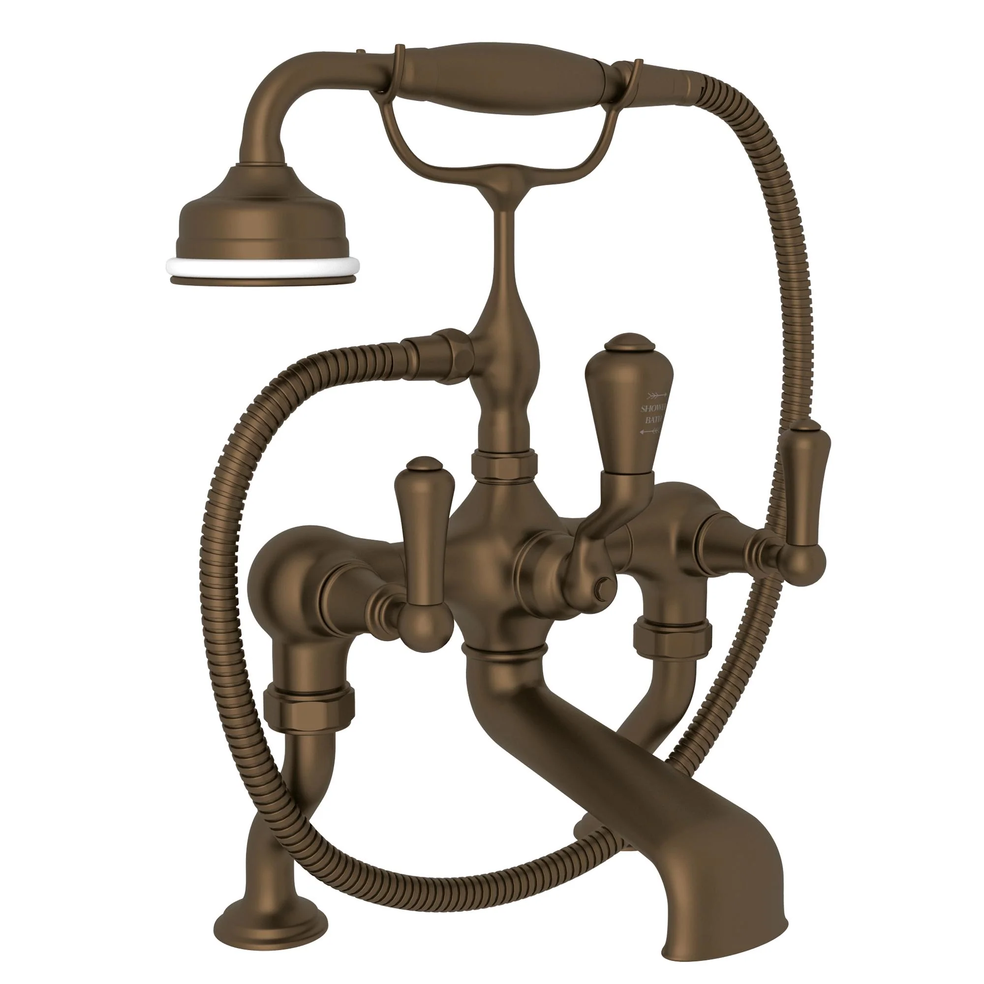 Perrin & Rowe U.3000 Georgian Era Exposed Deck Mount Tub Filler - Image 2