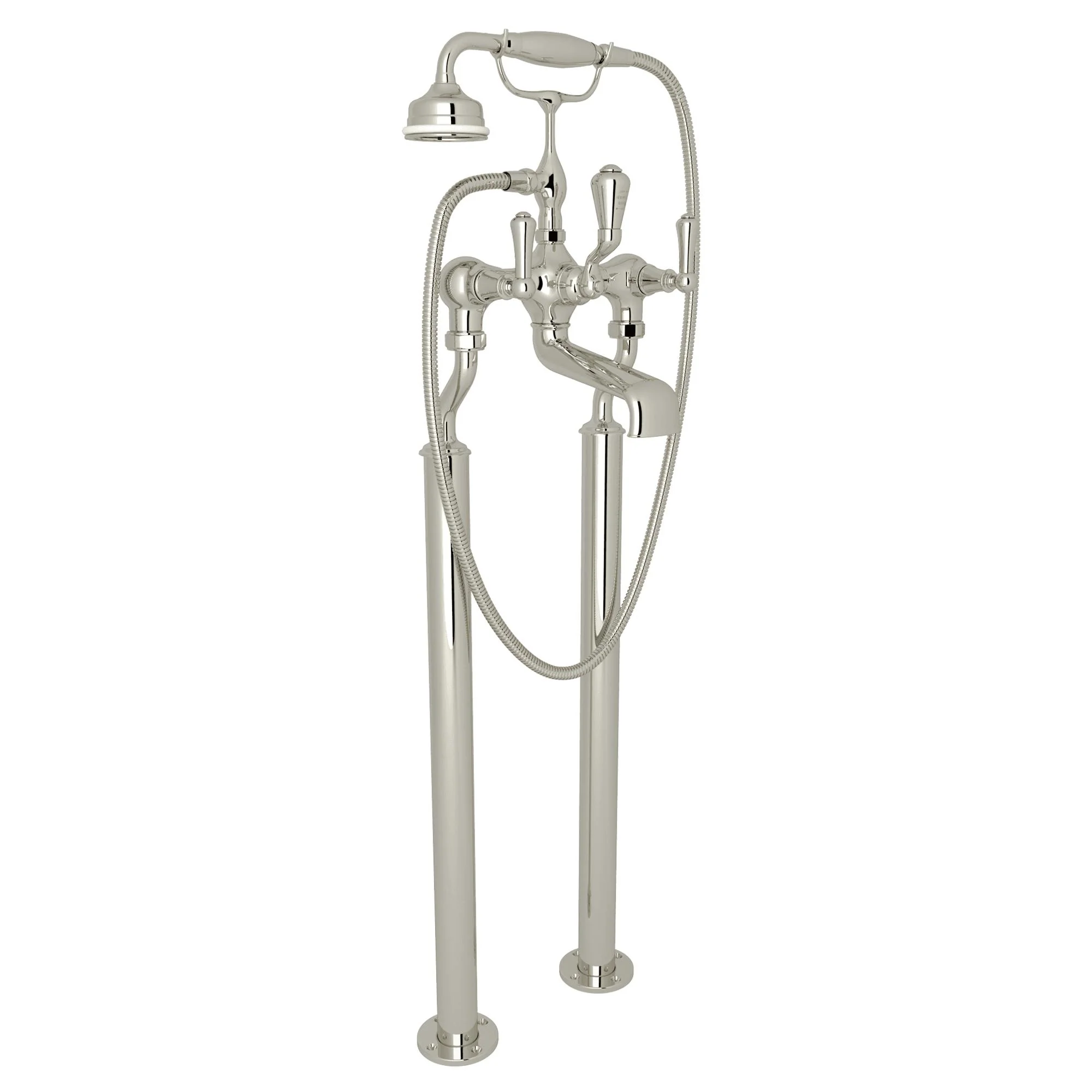 Perrin & Rowe U.3012 Georgian Era Floor Mount Tub Filler - Image 4