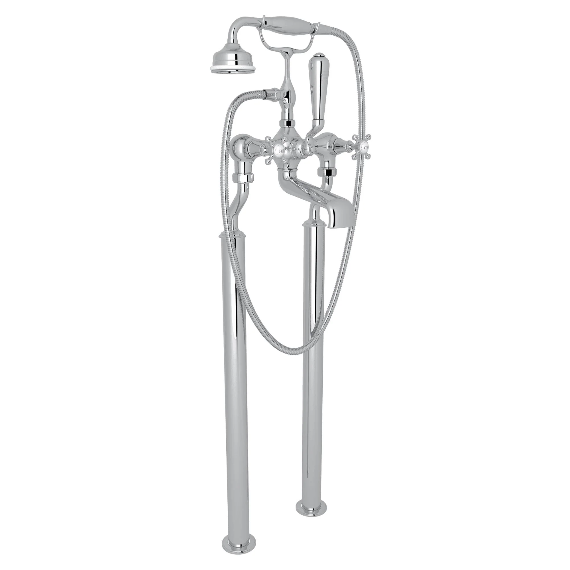 Perrin & Rowe U.3013 Georgian Era Floor Mount Tub Filler