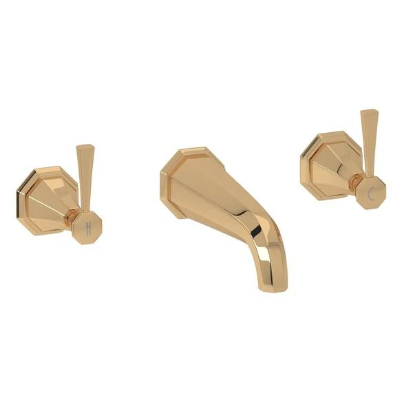 Perrin & Rowe U.3178 Deco Wall Mount Tub Filler - Image 2