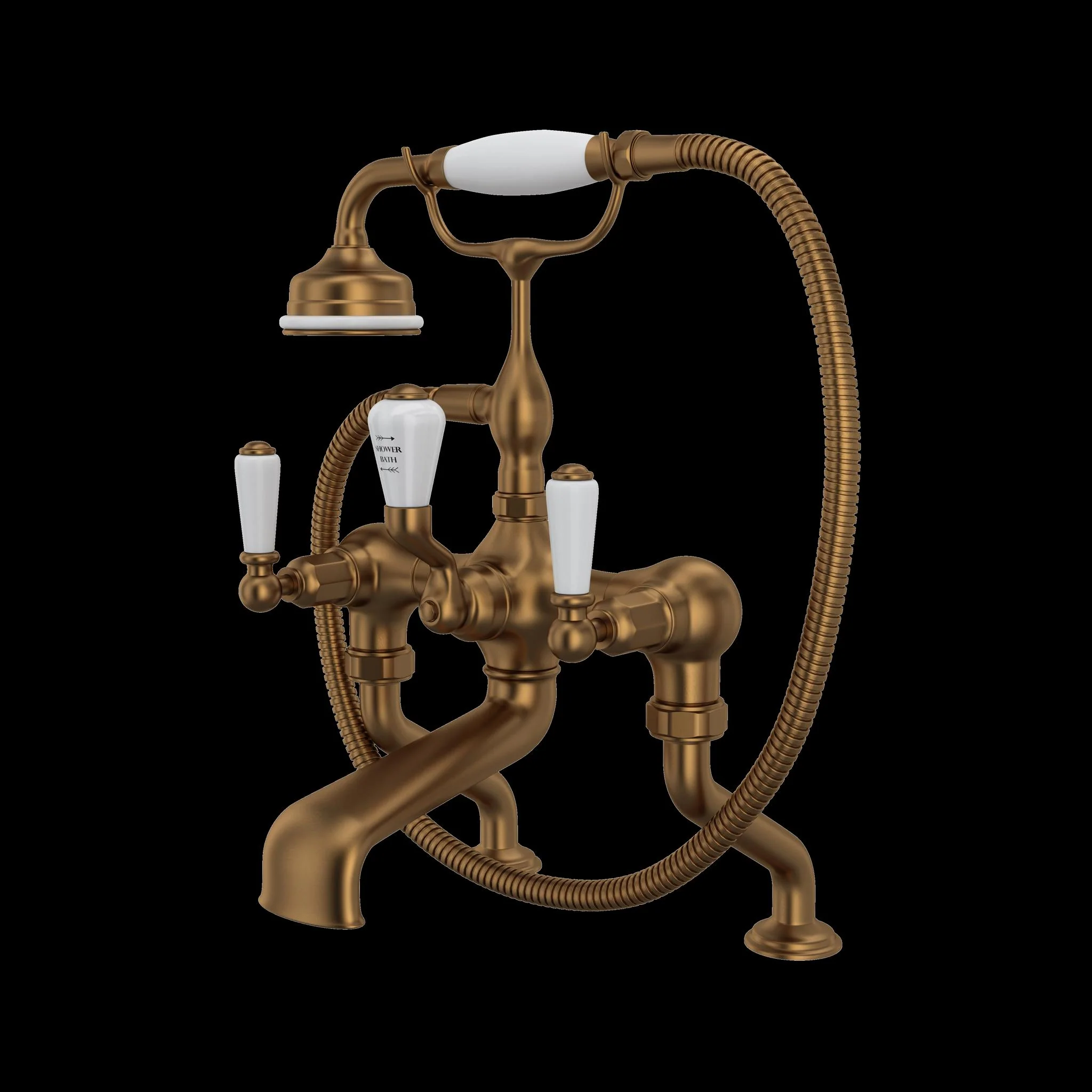 Perrin & Rowe U.3500 Edwardian Exposed Deck Mount Tub Filler - Image 2