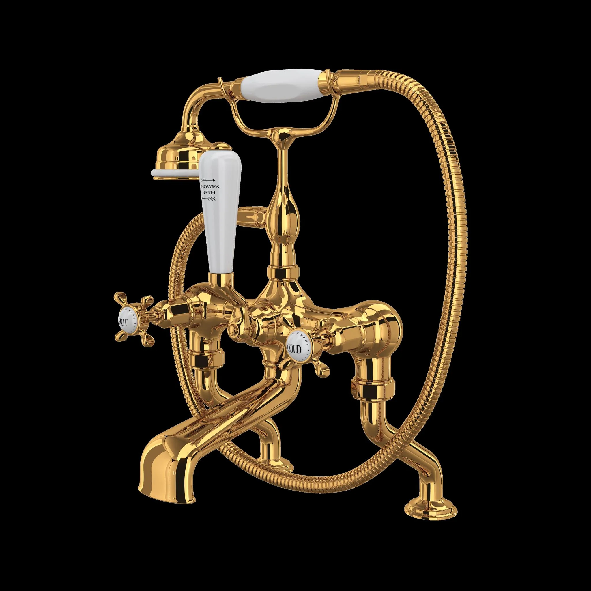 Perrin & Rowe U.3501 Edwardian Exposed Deck Mount Tub Filler - Image 3