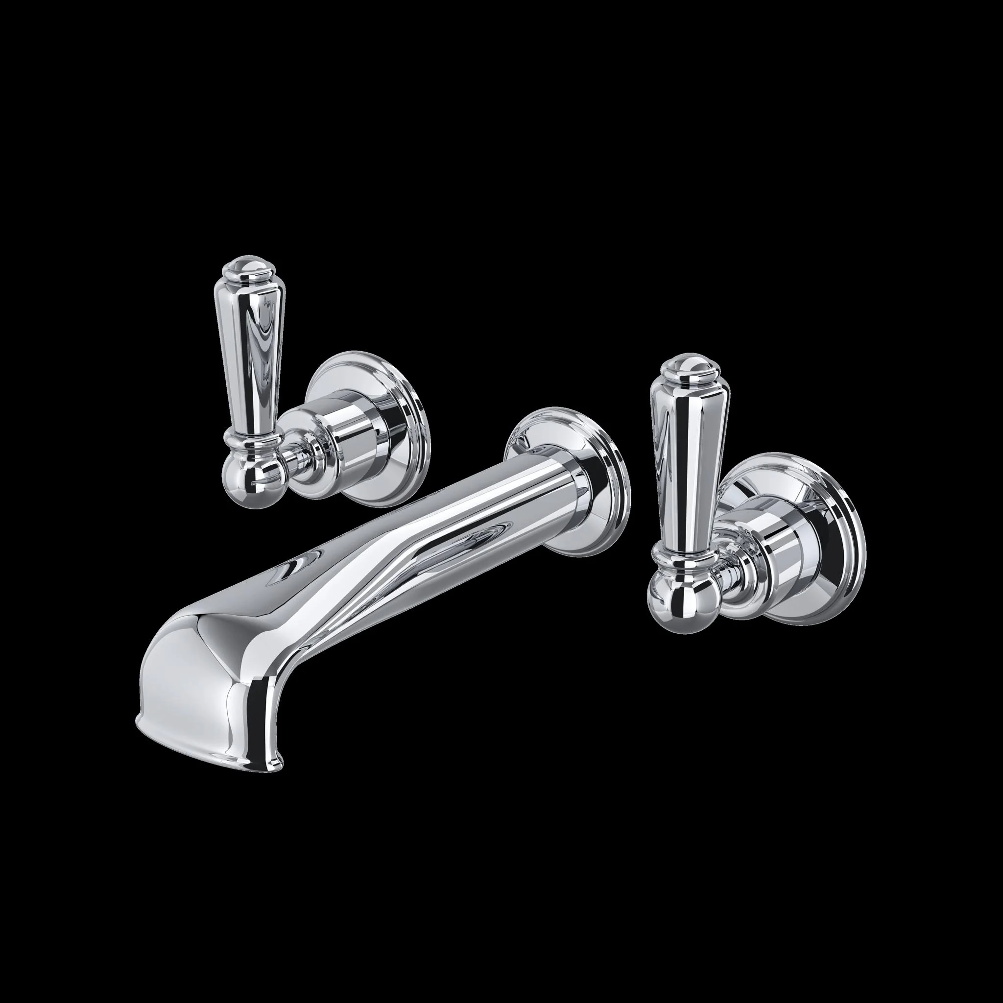 Perrin & Rowe U.3580 Edwardian Wall Mount Tub Filler