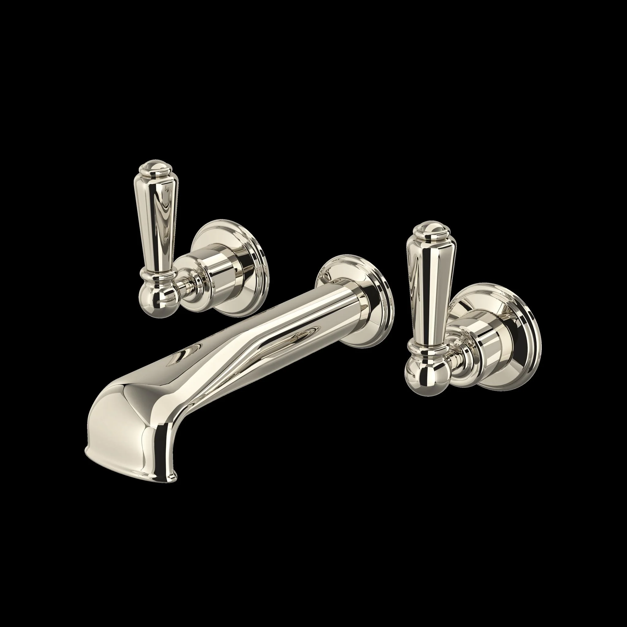 Perrin & Rowe U.3580 Edwardian Wall Mount Tub Filler - Image 4