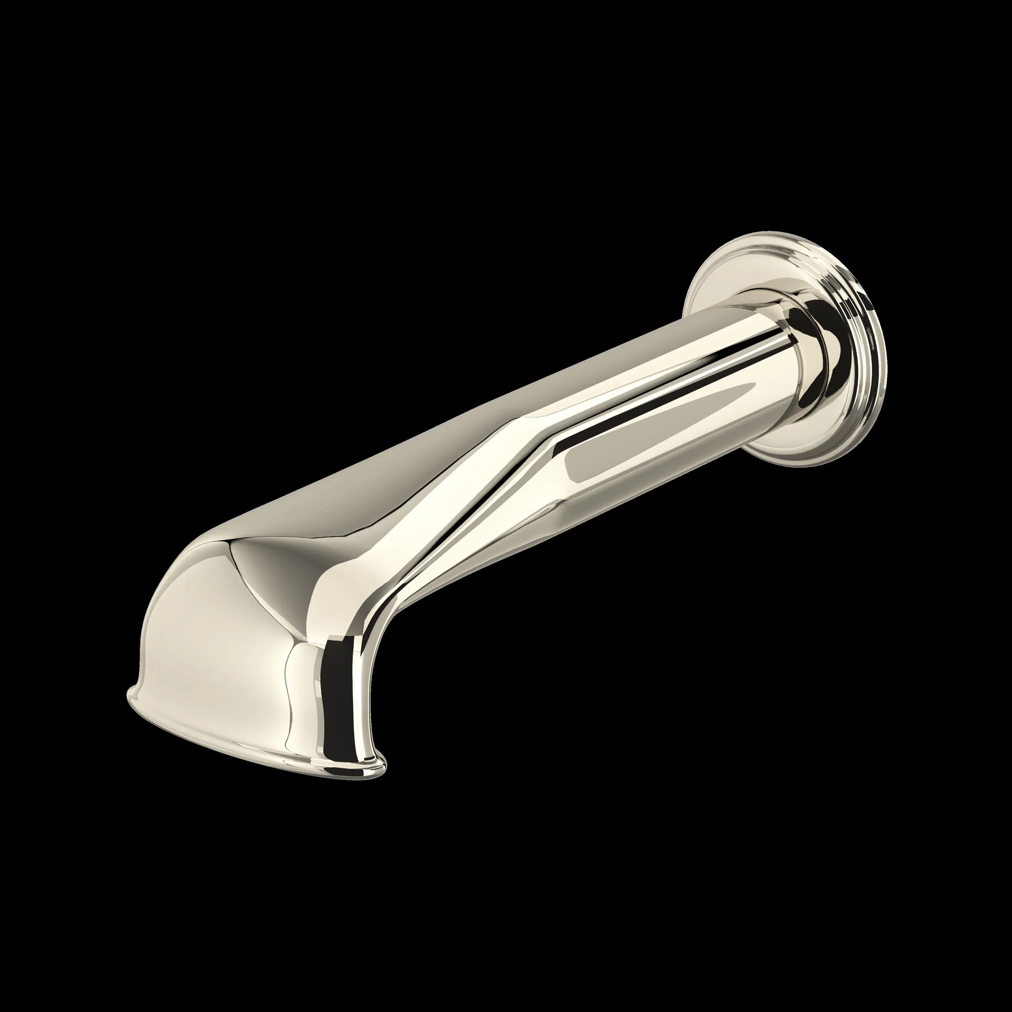 Perrin & Rowe U.3585 Edwardian Wall Mount Tub Spout with U-Spout - Image 4
