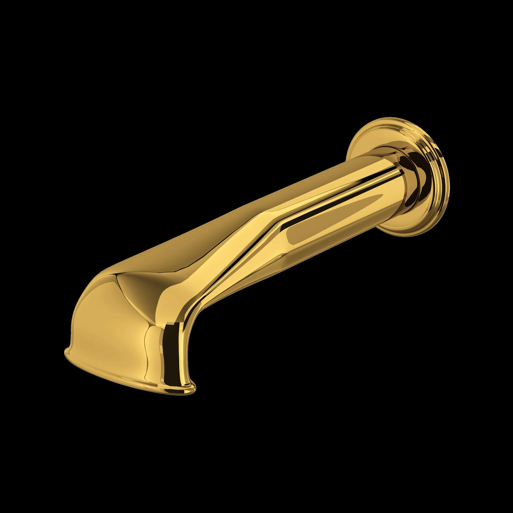 Perrin & Rowe U.3585 Edwardian Wall Mount Tub Spout with U-Spout - Image 6