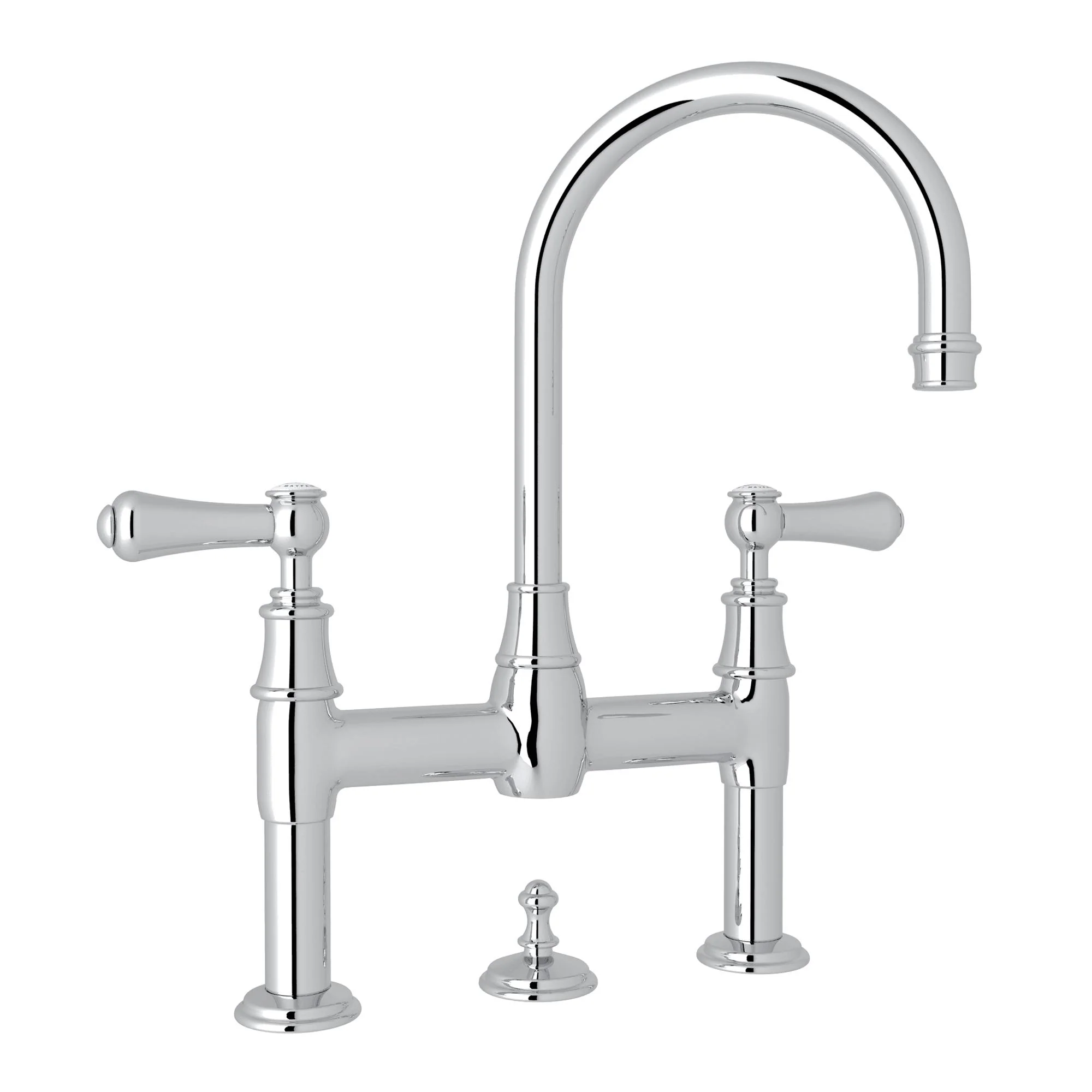 Perrin & Rowe U.3708 Georgian Era Bridge Lavatory Faucet - Image 6