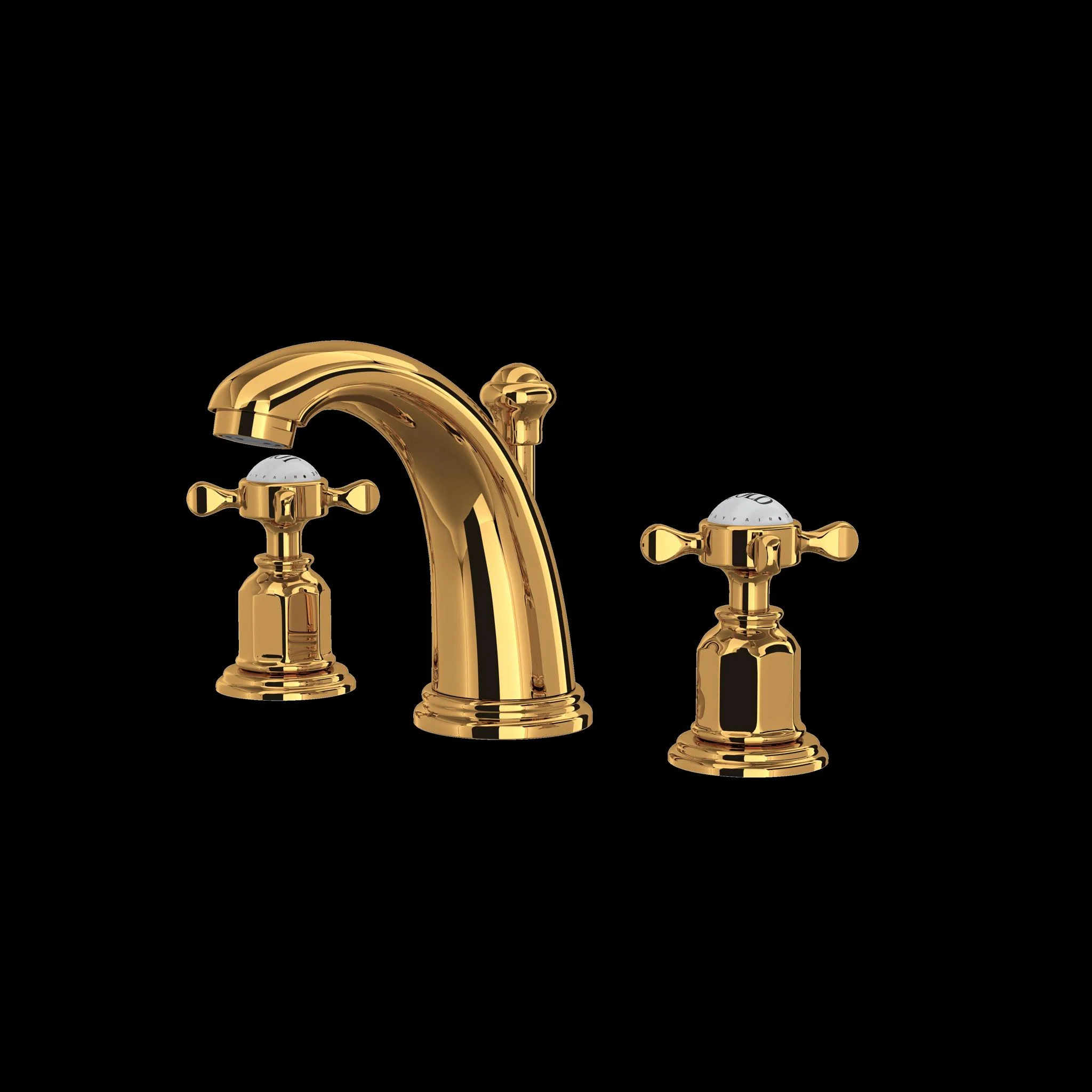 Perrin & Rowe U.3761 Edwardian Widespread Lavatory Faucet - Image 3