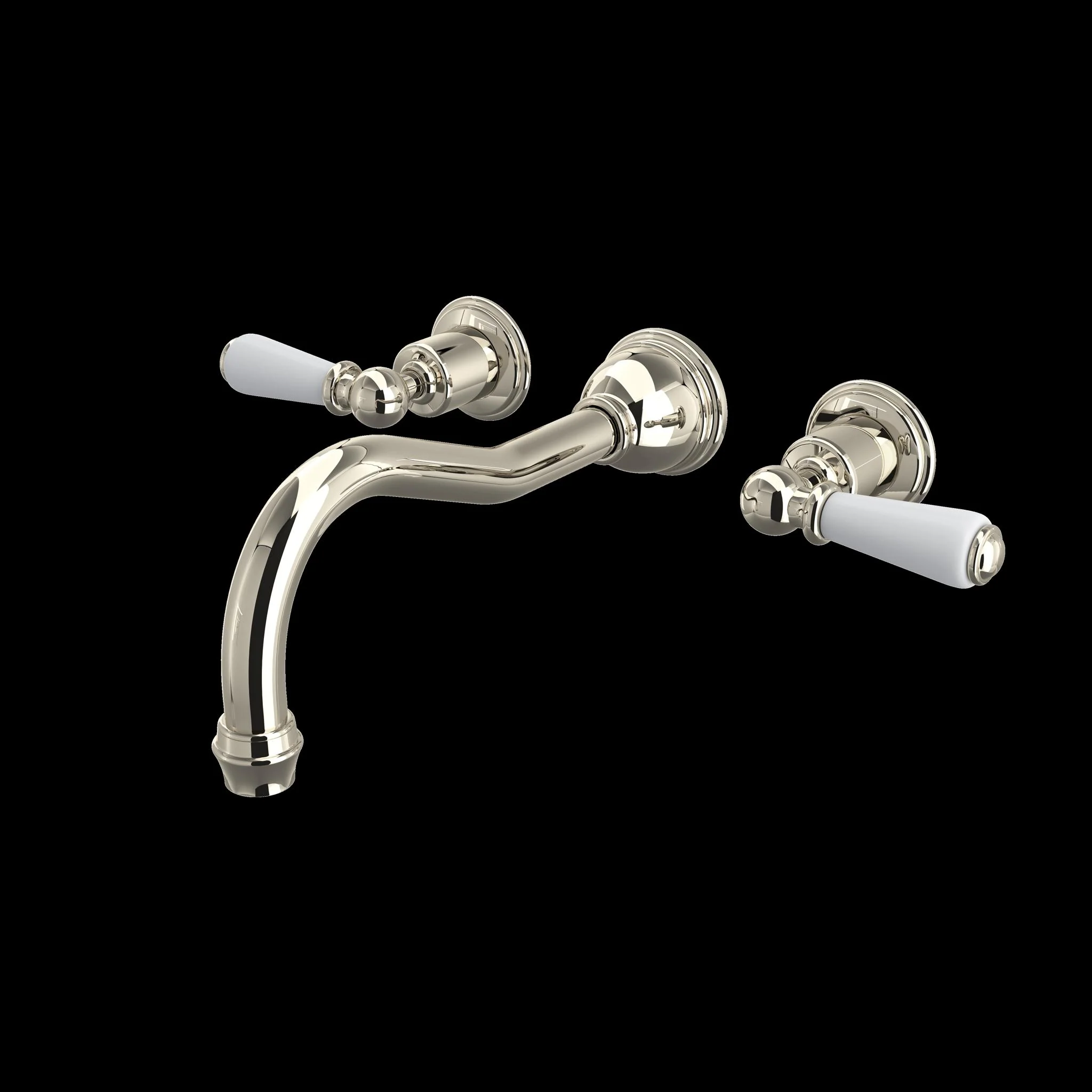 Perrin & Rowe U.3780 Edwardian Wall Mount Tub Filler - Image 4