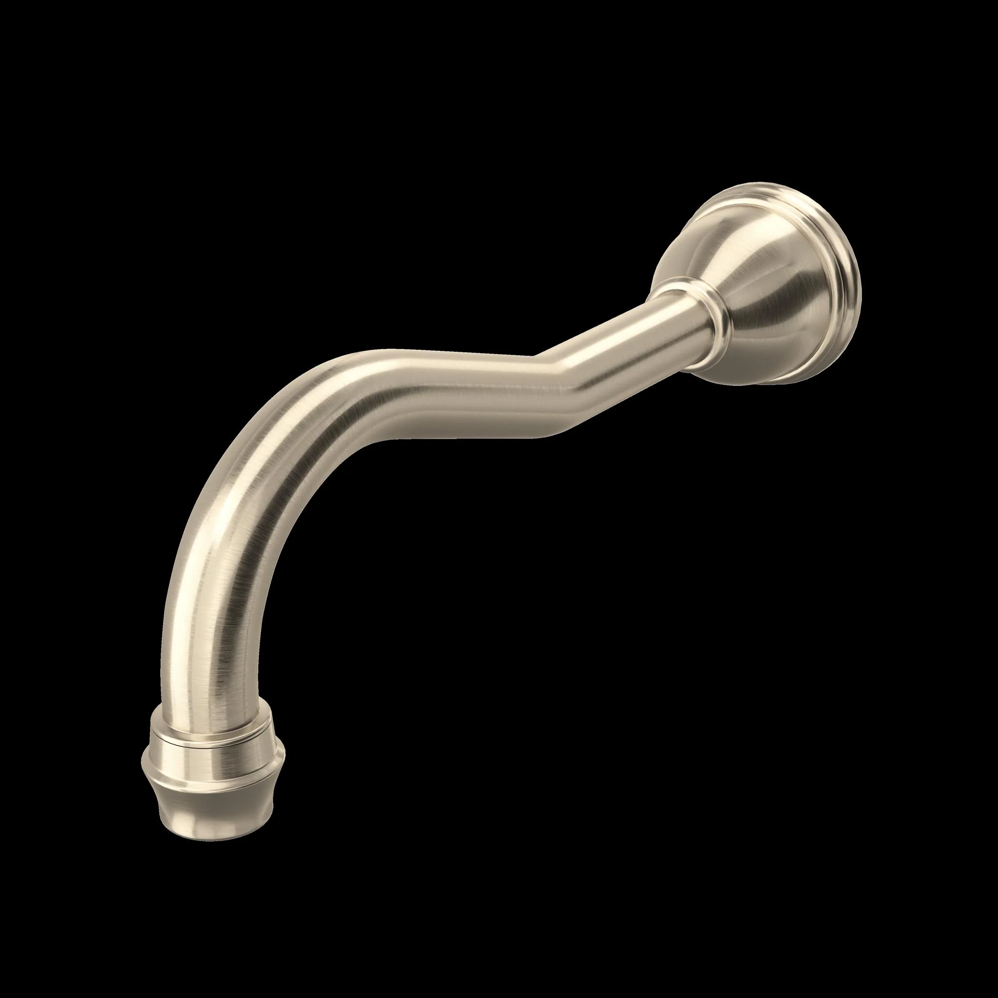 Perrin & Rowe U.3785 Edwardian Wall Mount Tub Spout - Image 5