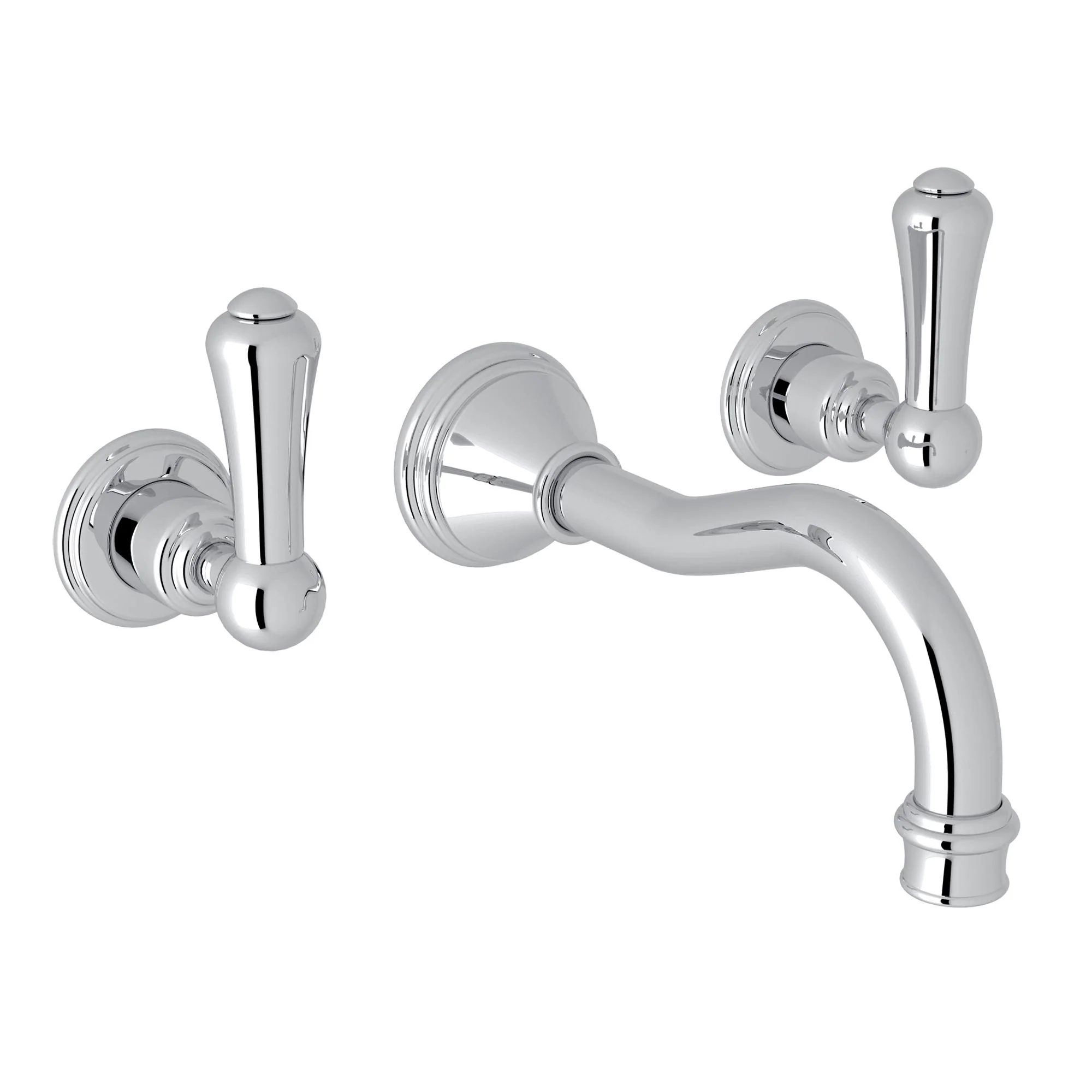 Perrin & Rowe U.3793 Georgian Era Wall Mount Lavatory Faucet