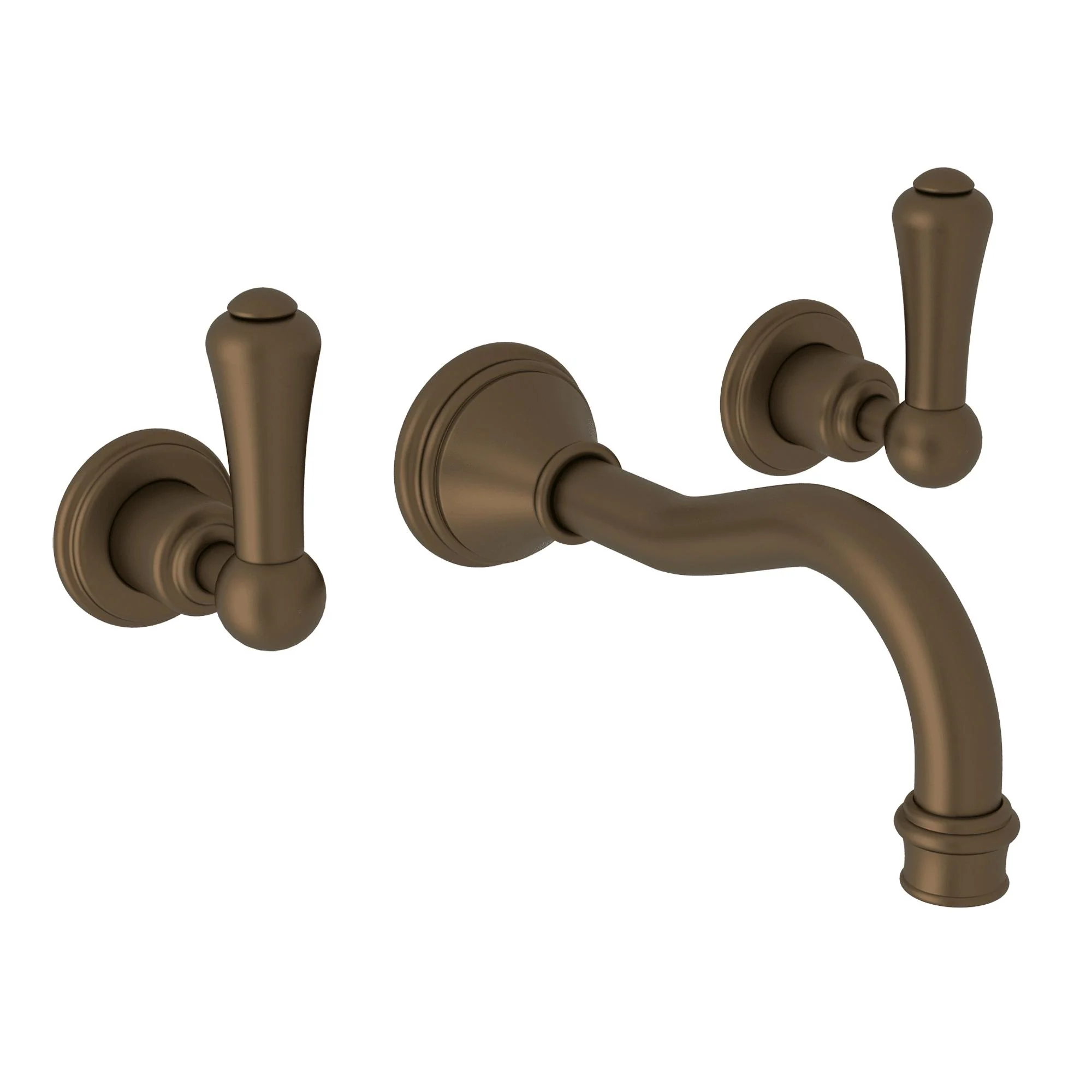 Perrin & Rowe U.3793 Georgian Era Wall Mount Lavatory Faucet - Image 2