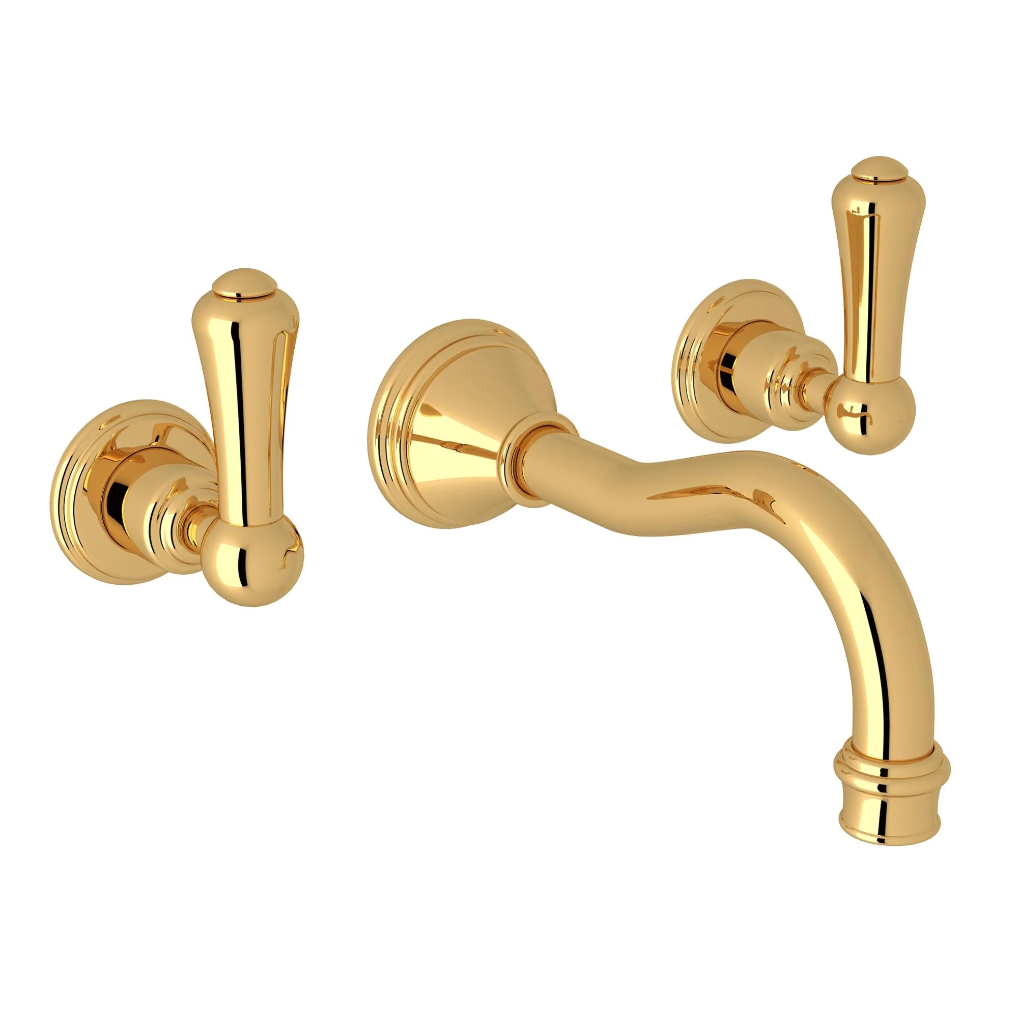Perrin & Rowe U.3793 Georgian Era Wall Mount Lavatory Faucet - Image 3