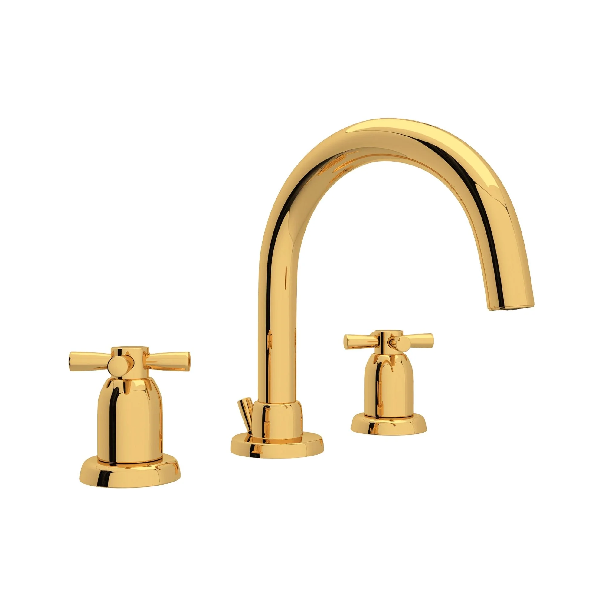 Perrin & Rowe U.3956 Holborn Widespread Lavatory Faucet With C-Spout - Image 2
