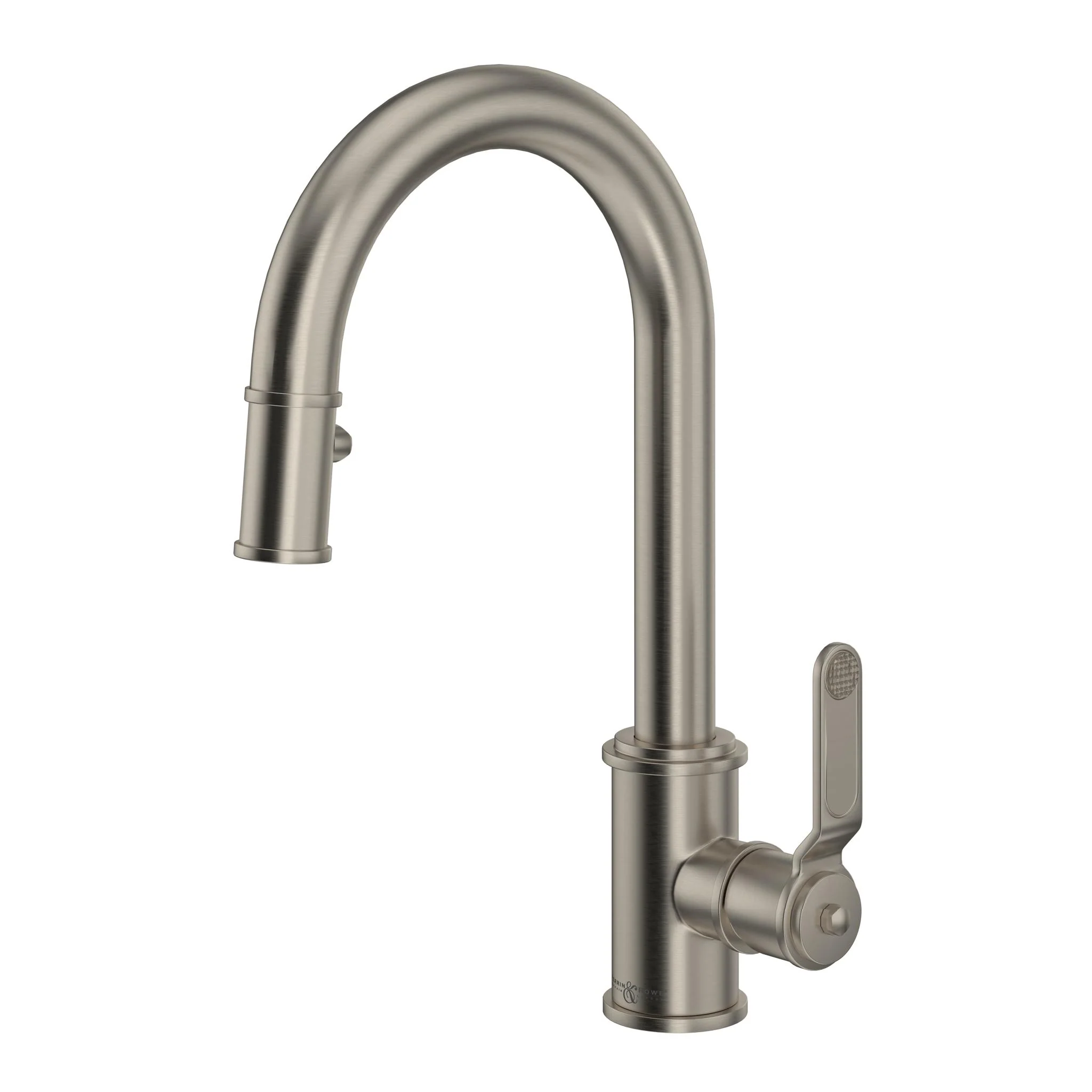 Perrin & Rowe U.4543 Armstrong Pull-Down Bar/Food Prep Kitchen Faucet - Image 4