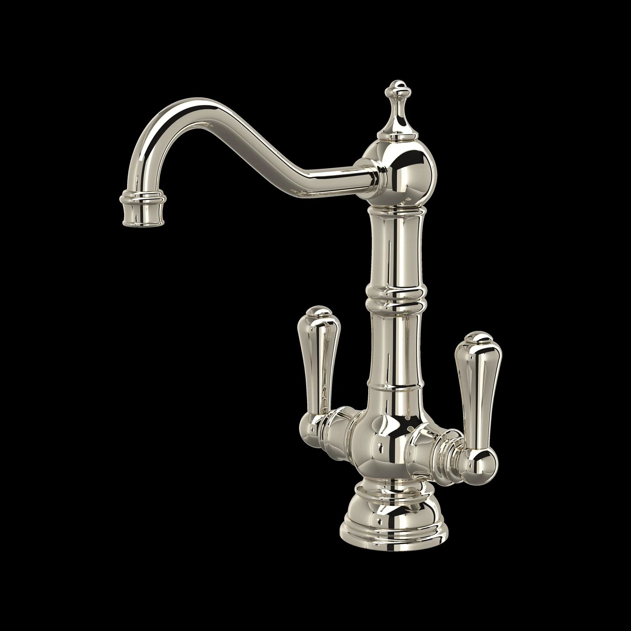 Perrin & Rowe U.4759 Edwardian Two Handle Bar/Food Prep Kitchen Faucet - Image 4