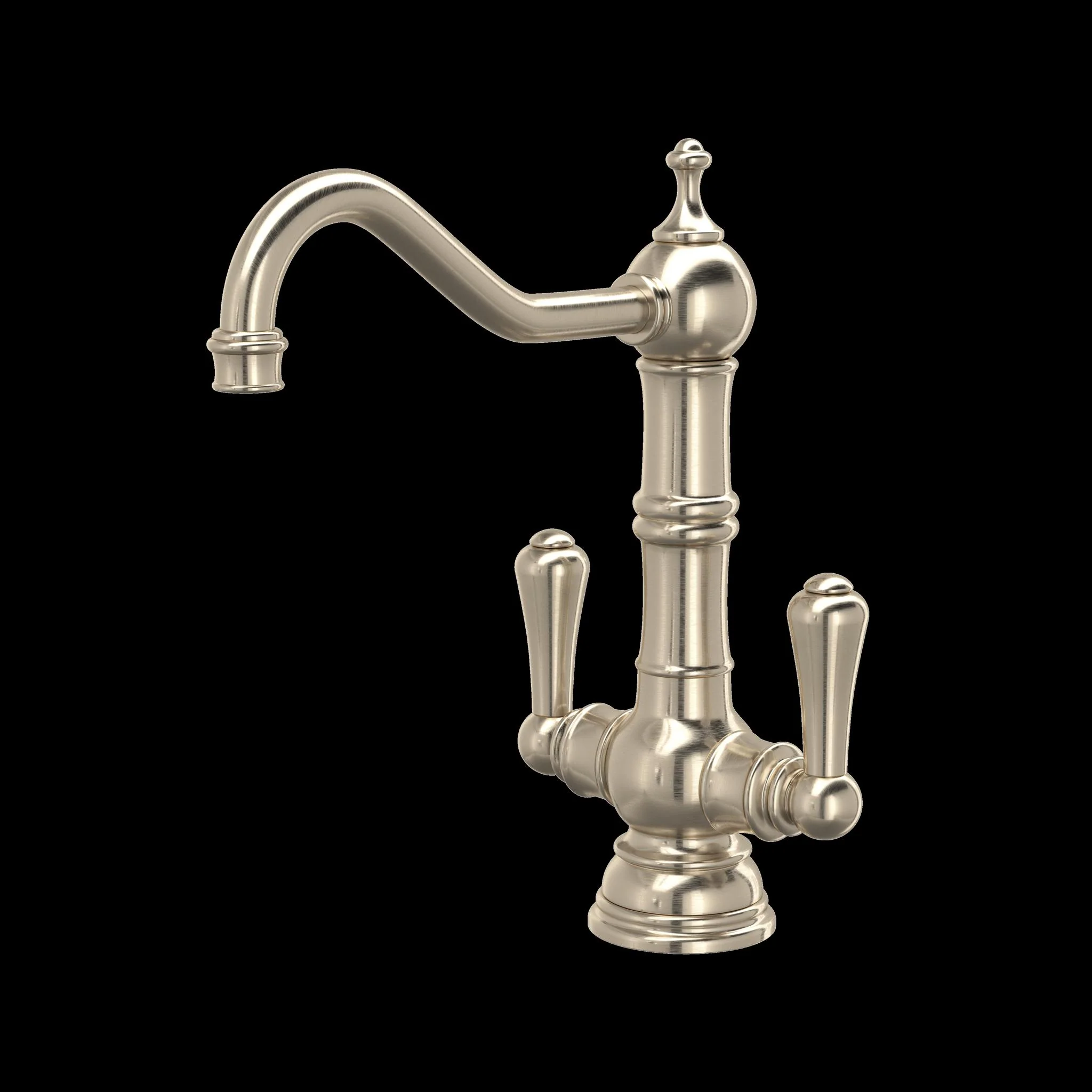 Perrin & Rowe U.4759 Edwardian Two Handle Bar/Food Prep Kitchen Faucet - Image 6