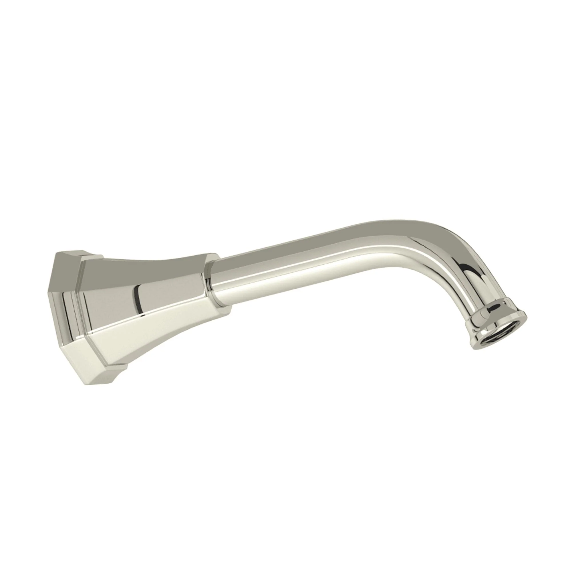 Perrin & Rowe U.5182 7" Reach Wall Mount Shower Arm With Octagonal Escutcheon - Image 3