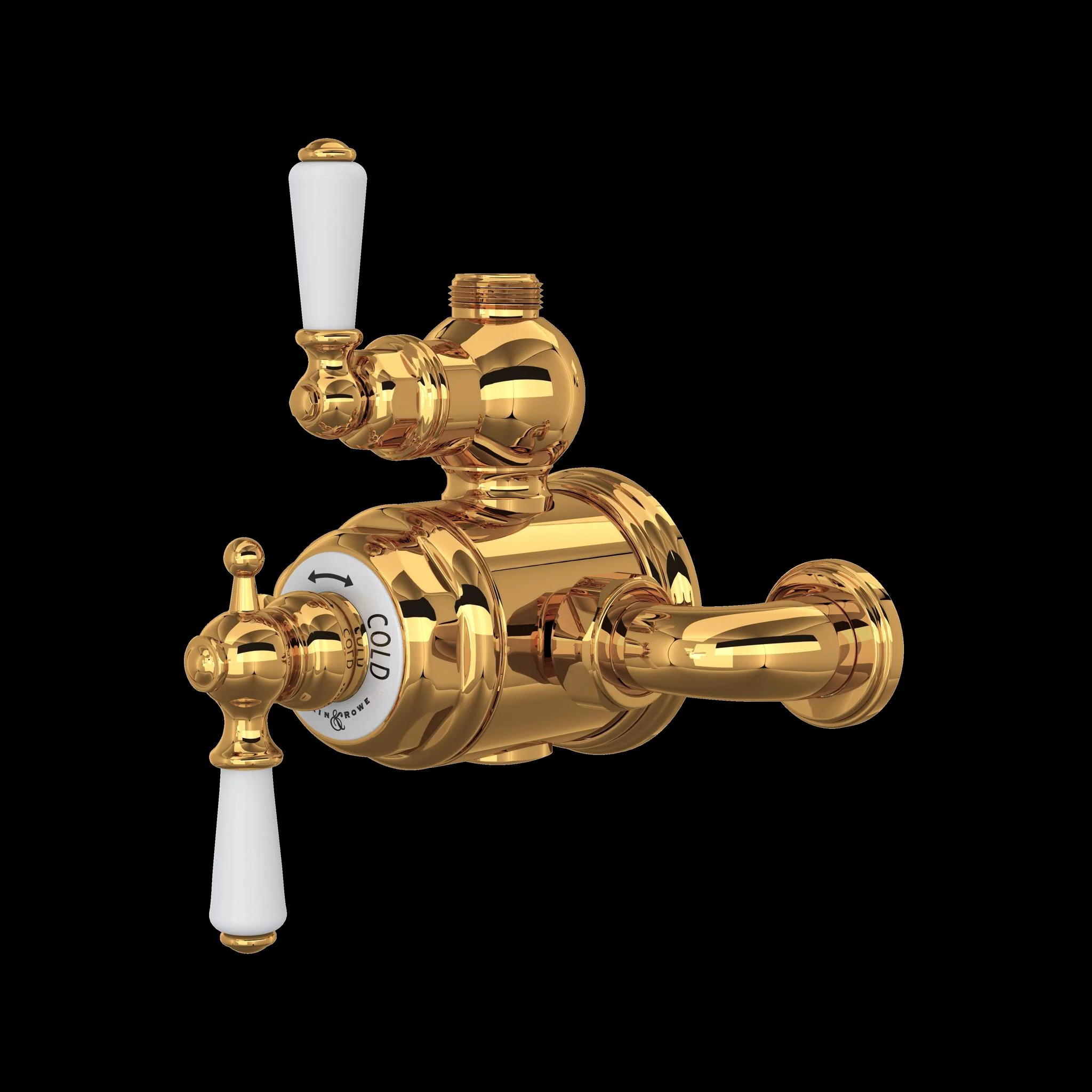 Perrin & Rowe U.5550 Edwardian 3/4" Exposed Therm Valve With Volume And Temperature Control - Image 3