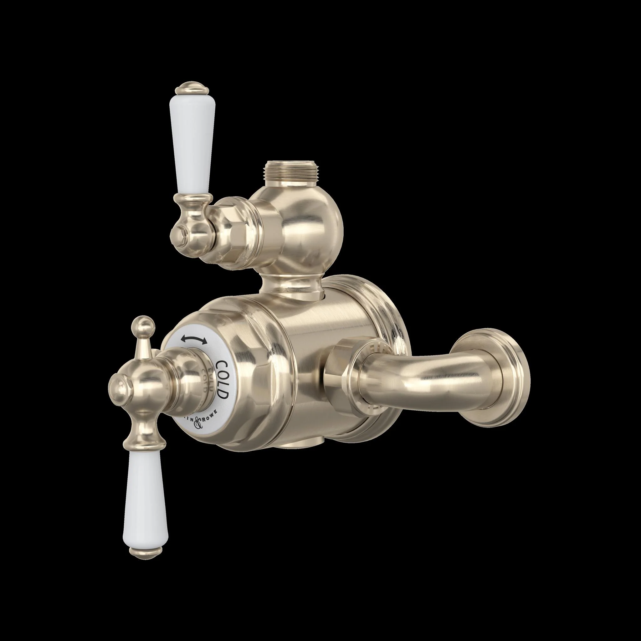 Perrin & Rowe U.5550 Edwardian 3/4" Exposed Therm Valve With Volume And Temperature Control - Image 5