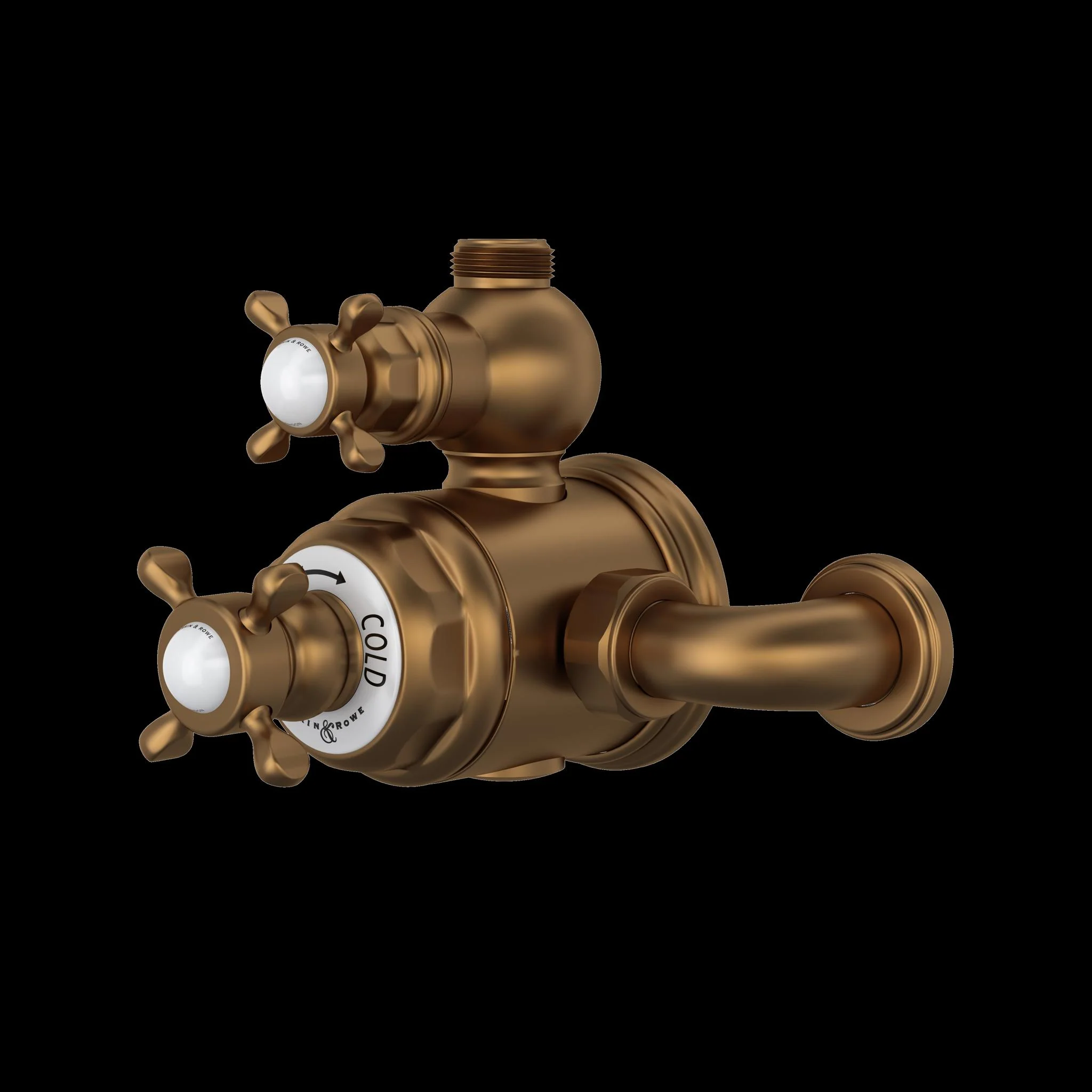 Perrin & Rowe U.5552 Edwardian 3/4" Exposed Therm Valve With Volume And Temperature Control - Image 2
