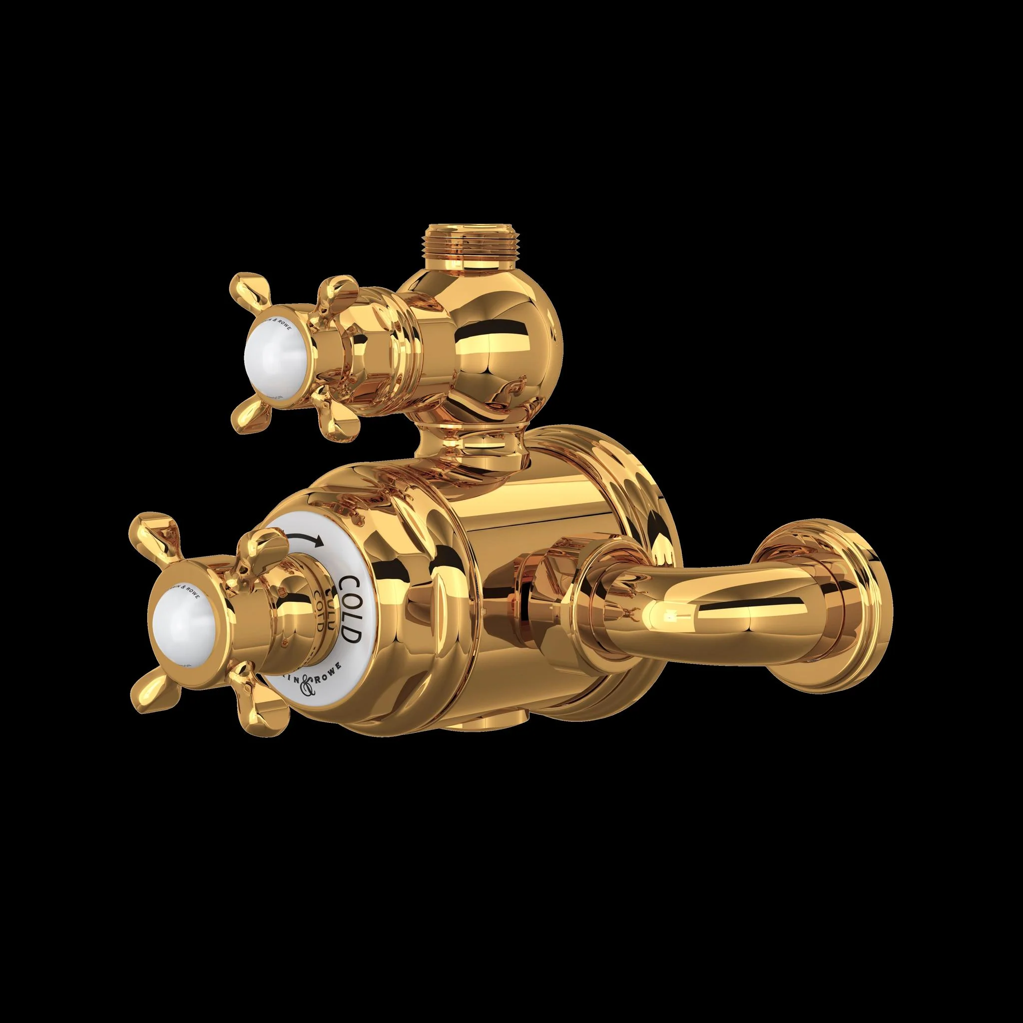 Perrin & Rowe U.5552 Edwardian 3/4" Exposed Therm Valve With Volume And Temperature Control - Image 3