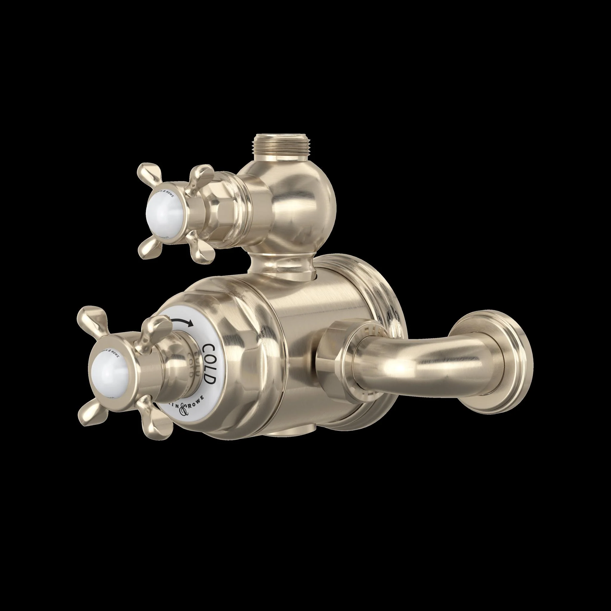 Perrin & Rowe U.5552 Edwardian 3/4" Exposed Therm Valve With Volume And Temperature Control - Image 5