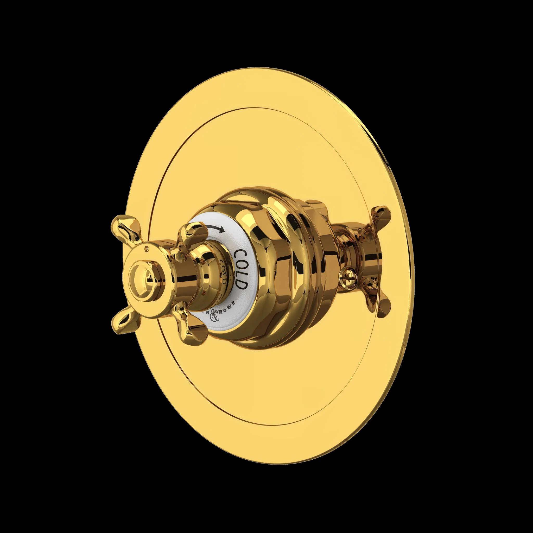 Perrin & Rowe U.5566 Edwardian 3/4" Round Thermostatic Trim Without Volume Control - Image 6