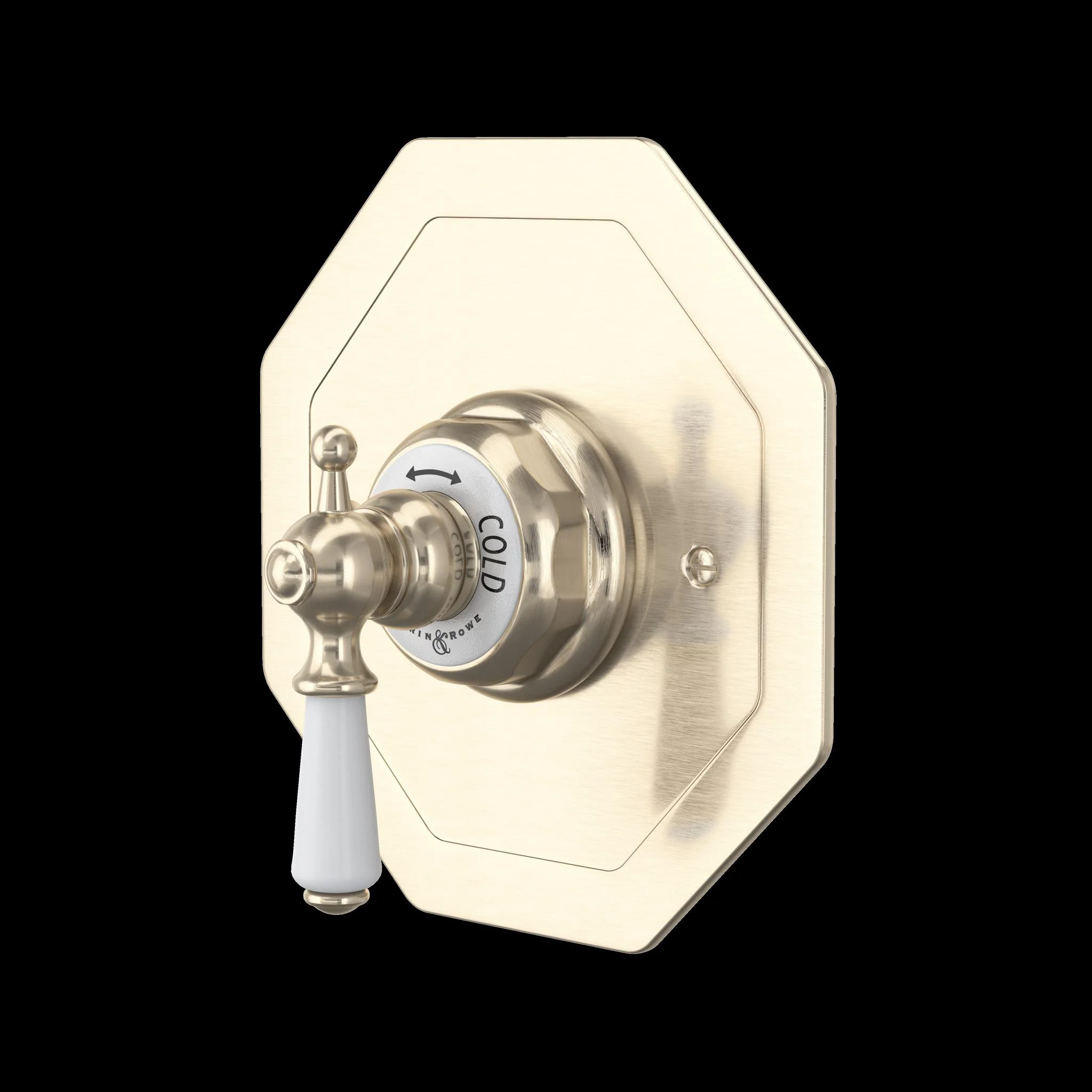 Perrin & Rowe U.5585 Edwardian 3/4" Octagonal Thermostatic Trim Without Volume Control - Image 5