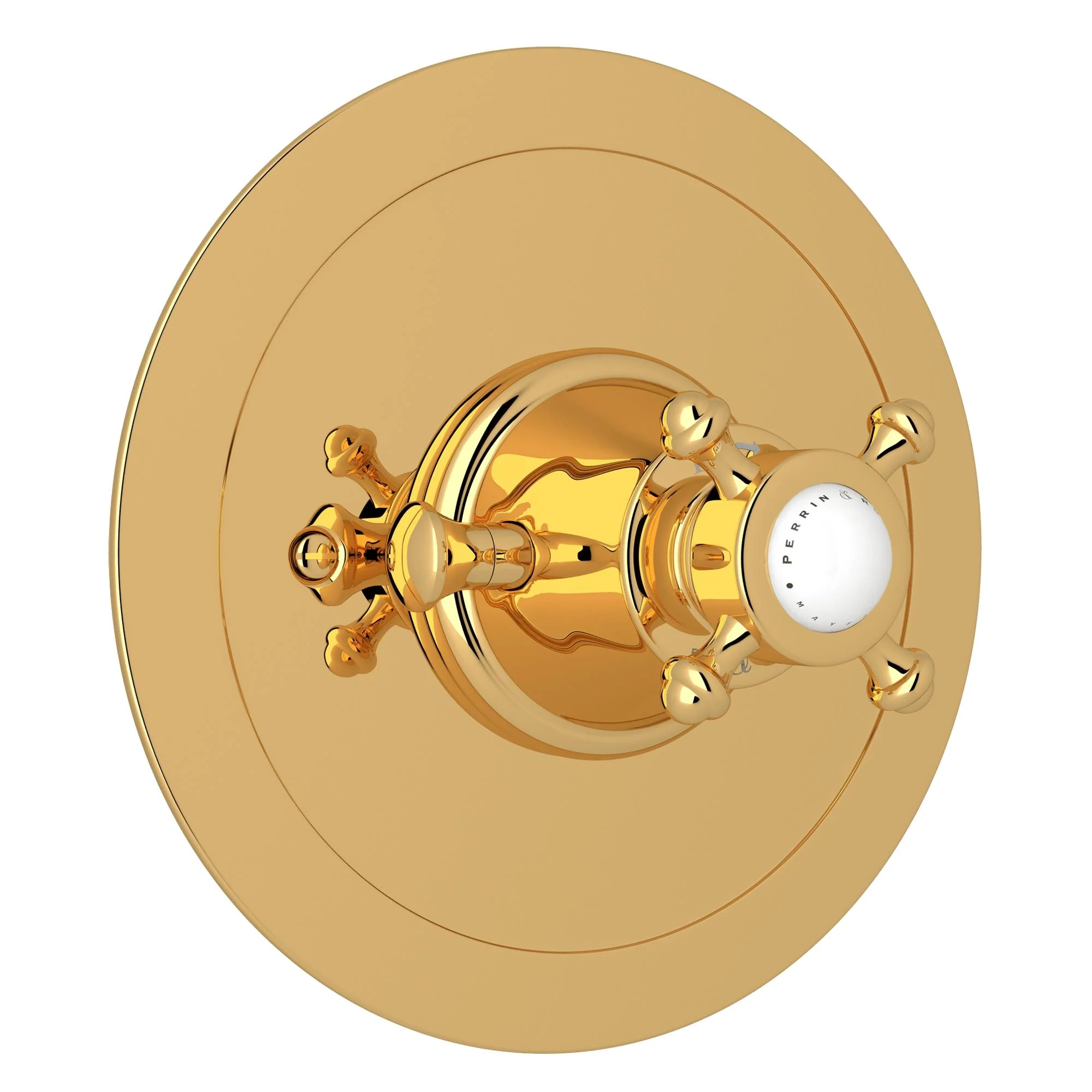 Perrin & Rowe U.5786 Georgian Era 3/4" Round Thermostatic Trim Without Volume Control - Image 3