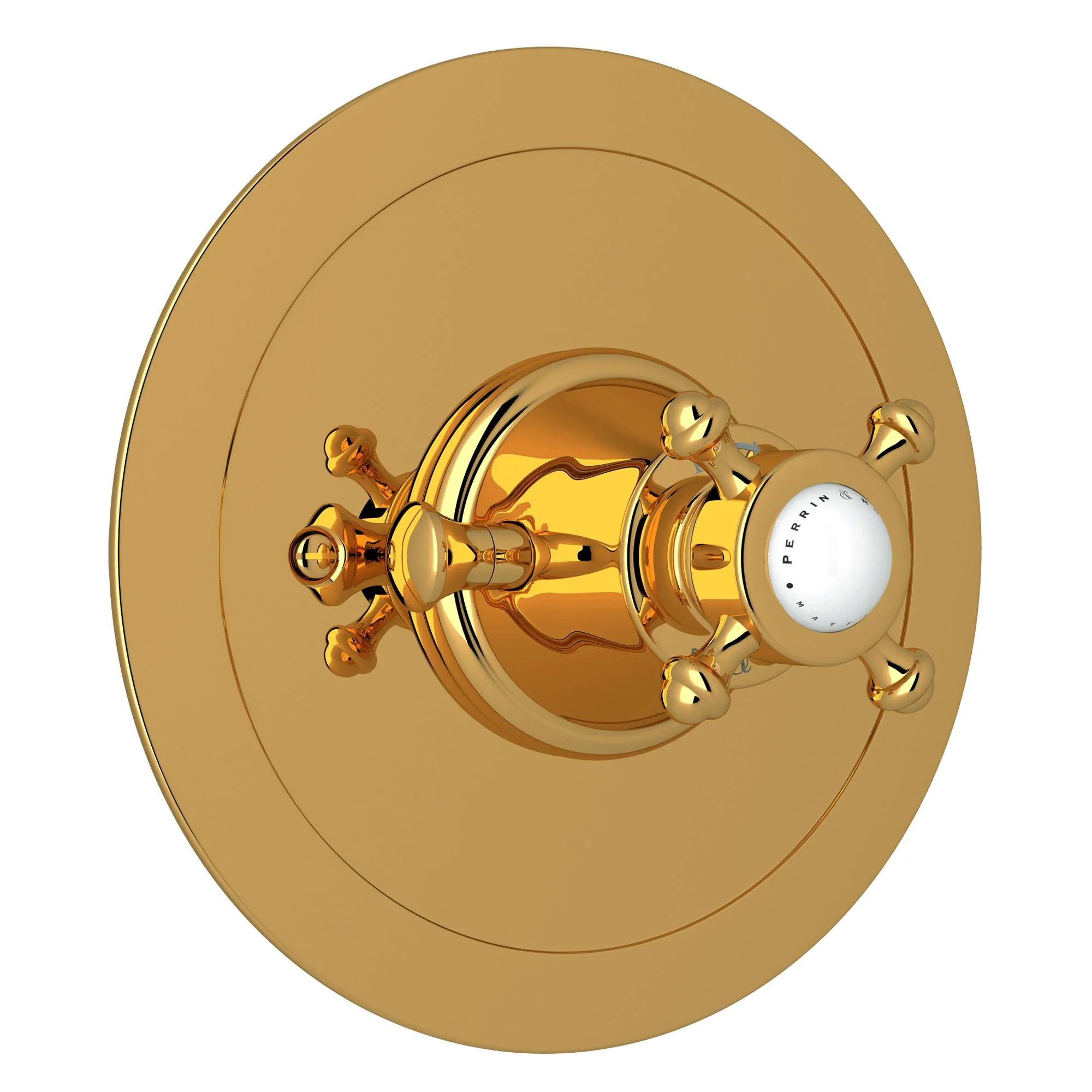 Perrin & Rowe U.5786 Georgian Era 3/4" Round Thermostatic Trim Without Volume Control - Image 6