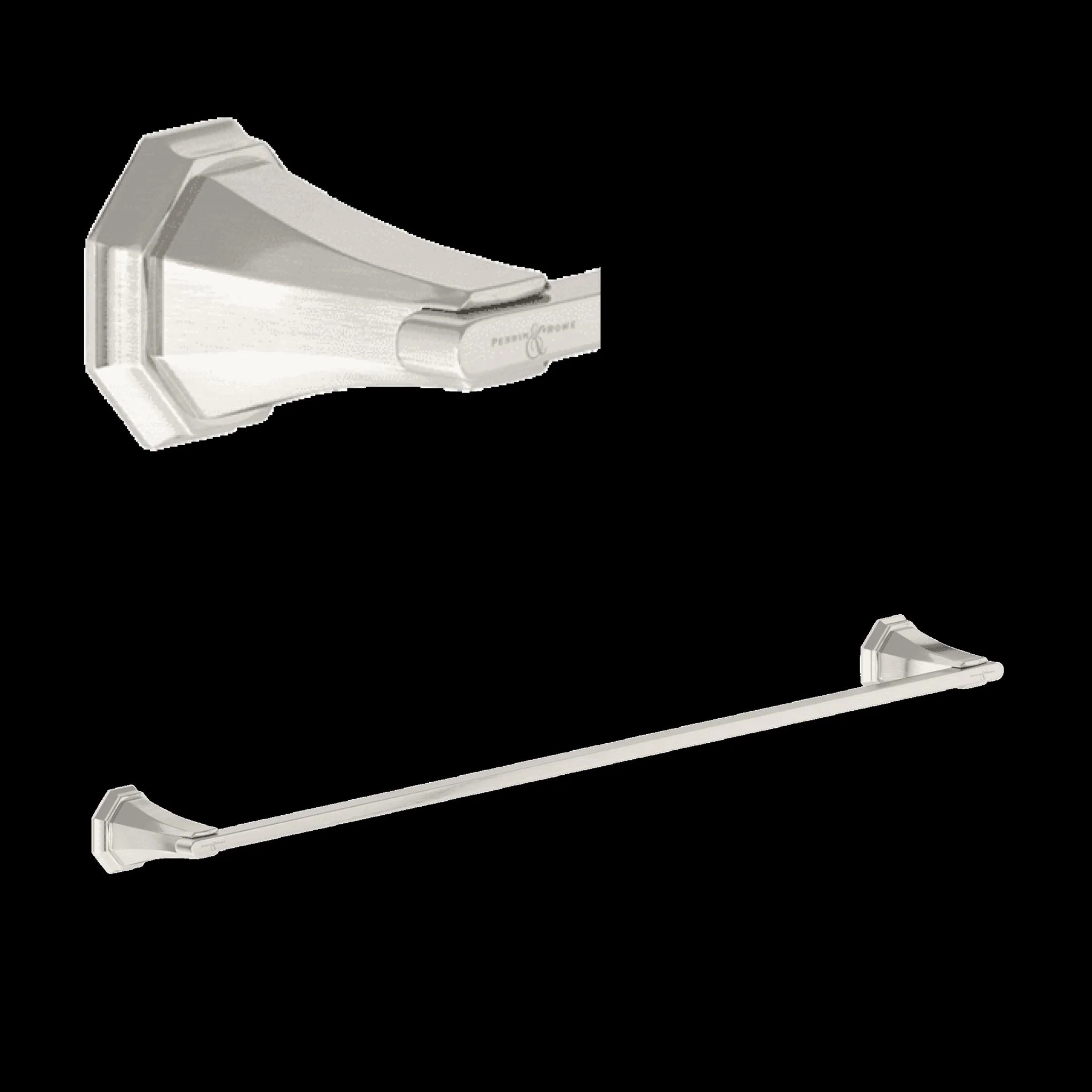 Perrin & Rowe U.6142 Deco 30" Towel Bar - Image 4