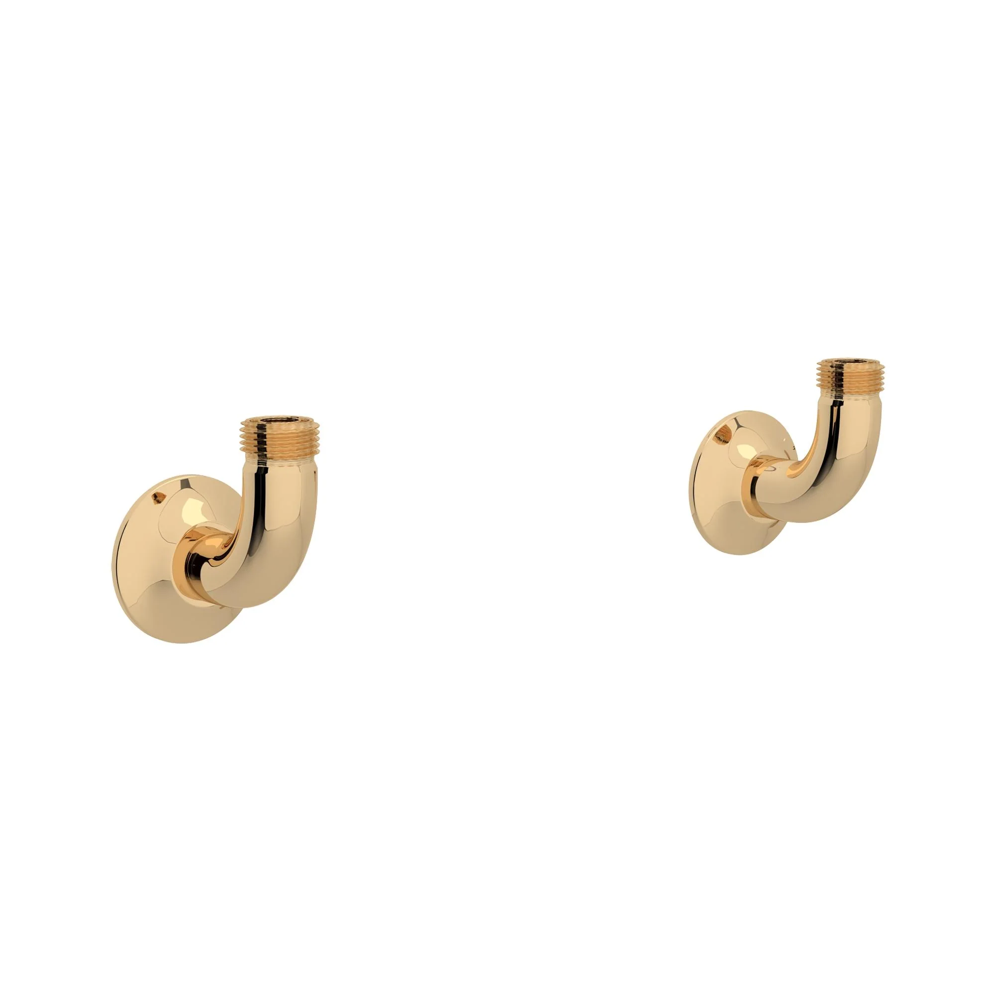 Perrin & Rowe U.6792 Georgian Era Bridge Kitchen Faucet Wall Unions - Image 3