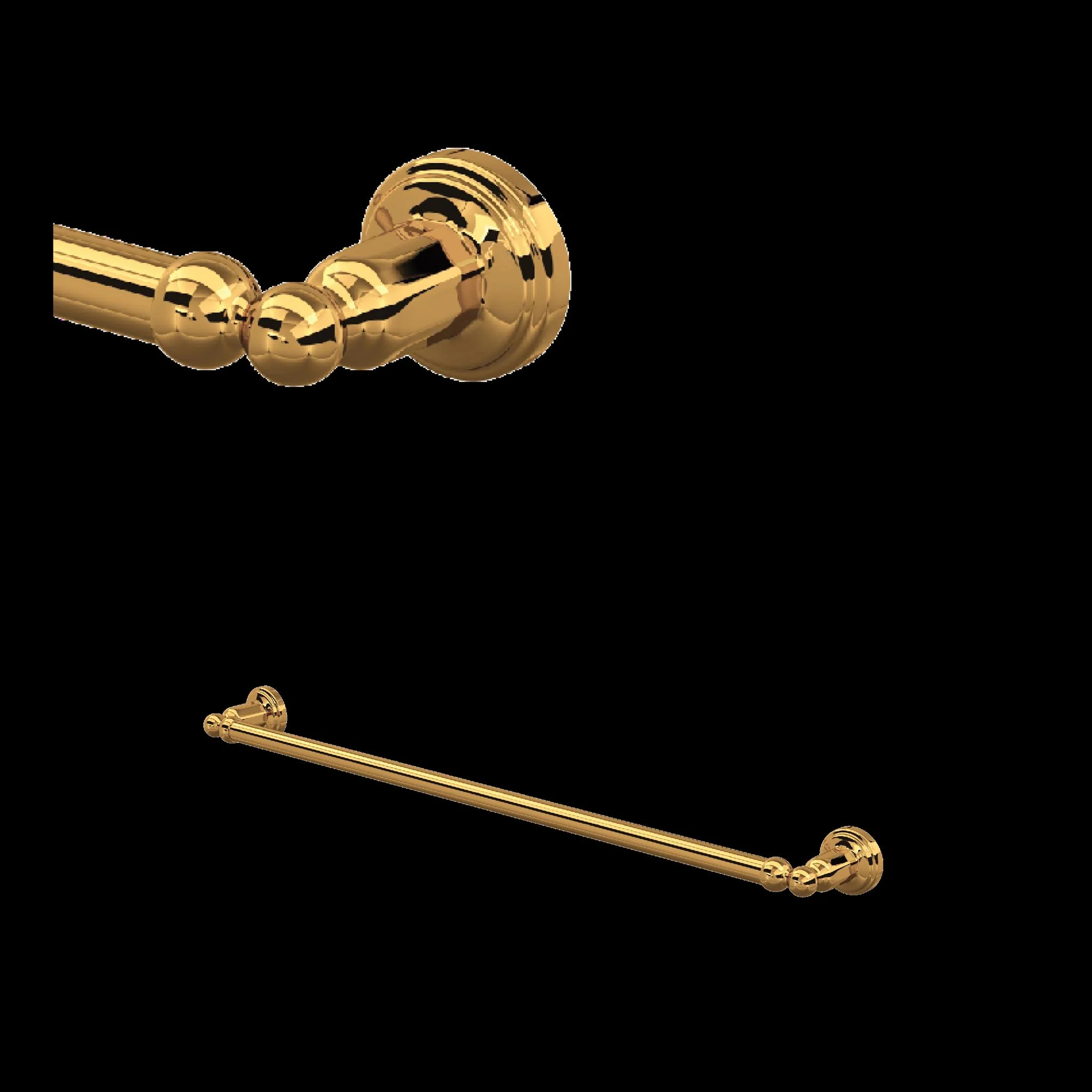 Perrin & Rowe U.6941 Edwardian 26" Towel Bar - Image 3