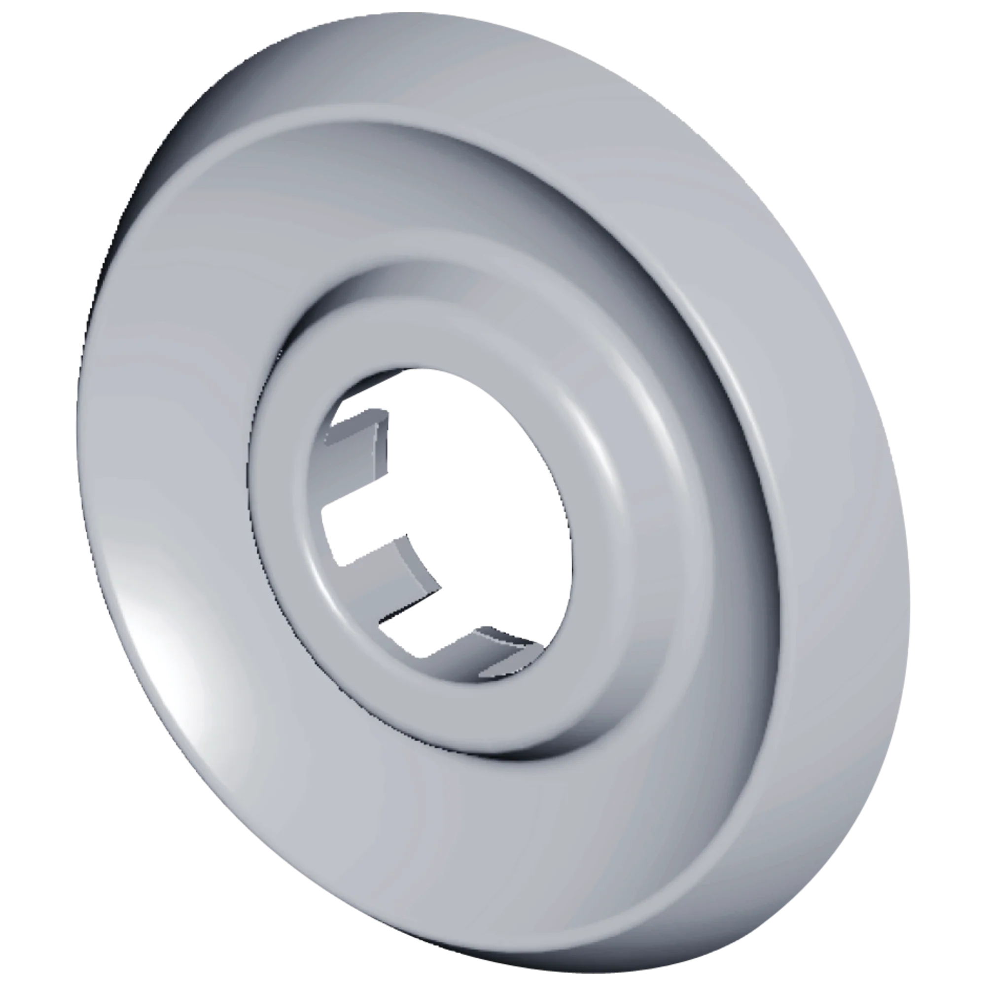 Delta:RP10800 Escutcheon - Round - 2 & 3H Tub & Shower