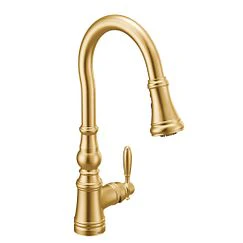 Moen One-Handle Pulldown Kitchen Faucet - Image 2