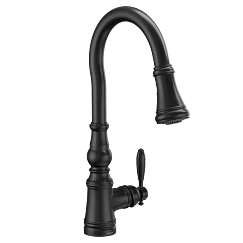 Moen One-Handle Pulldown Kitchen Faucet - Image 3