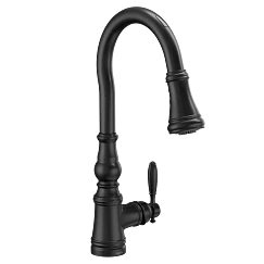 Moen One-Handle Pulldown Kitchen Faucet - Image 2
