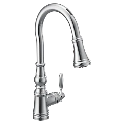 Moen One-Handle Pulldown Kitchen Faucet - Image 3